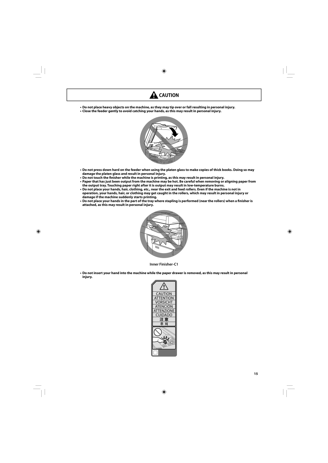 Canon C2030, C2020 manual Inner Finisher-C1 