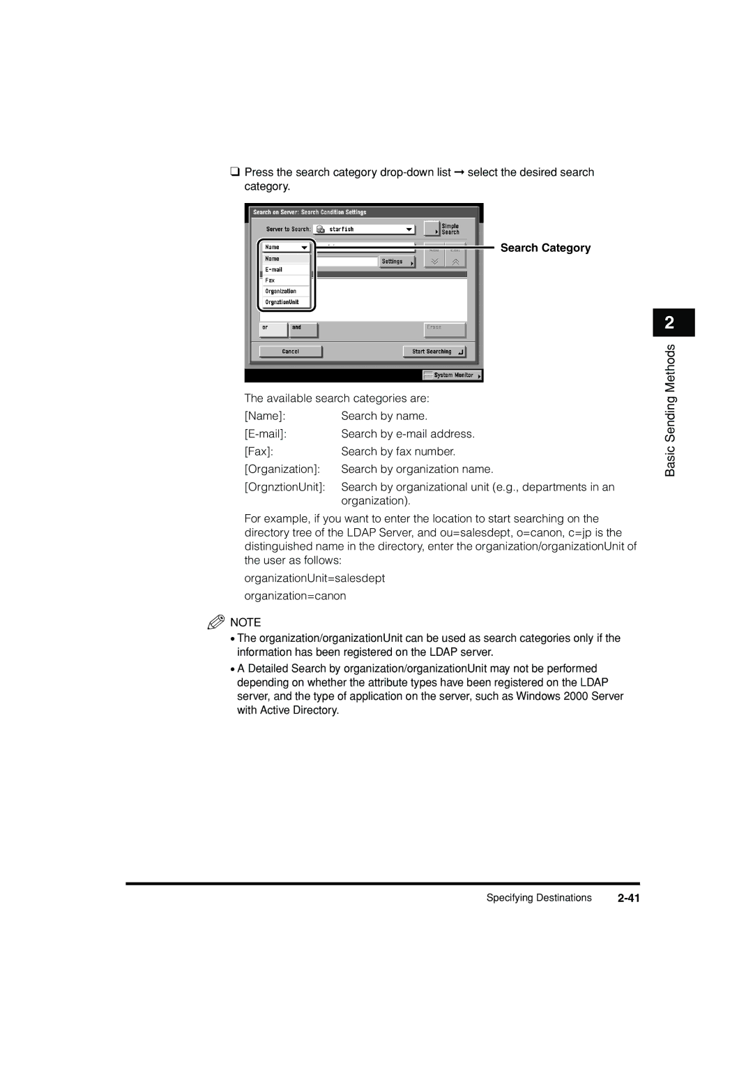 Canon C3200 manual Search Category 