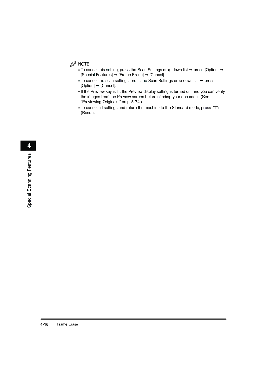 Canon C3200 manual 16Frame Erase 