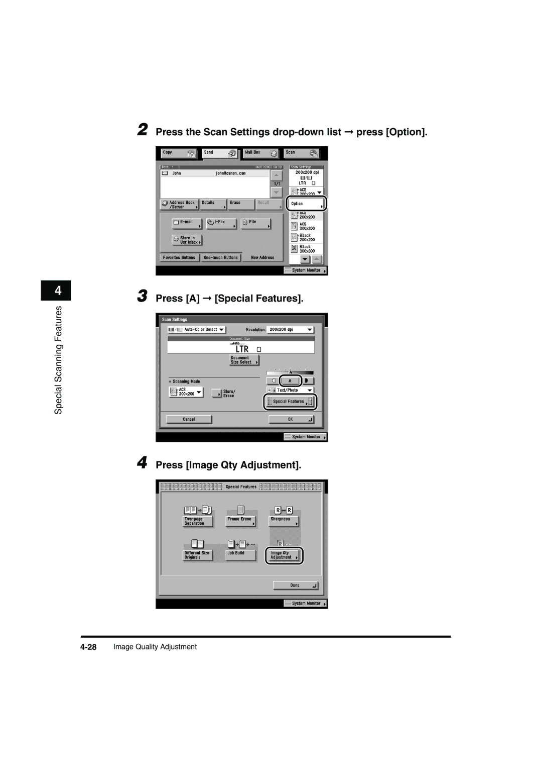 Canon C3200 manual 28Image Quality Adjustment 