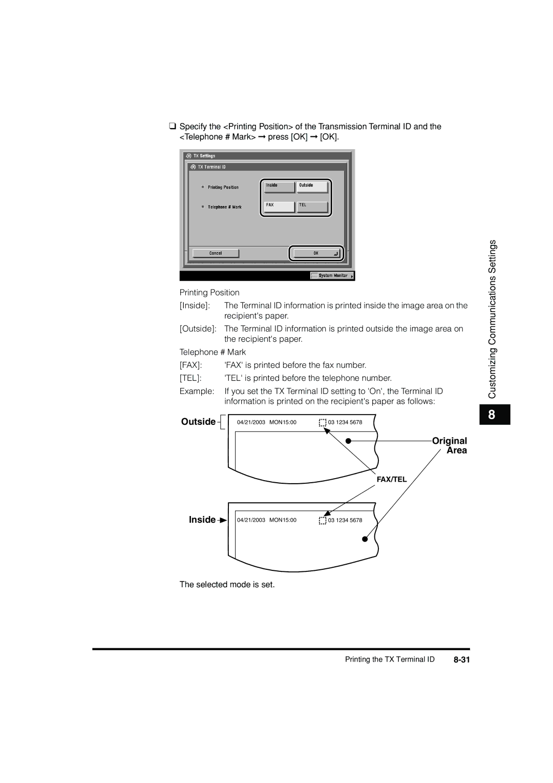 Canon C3200 manual Original 