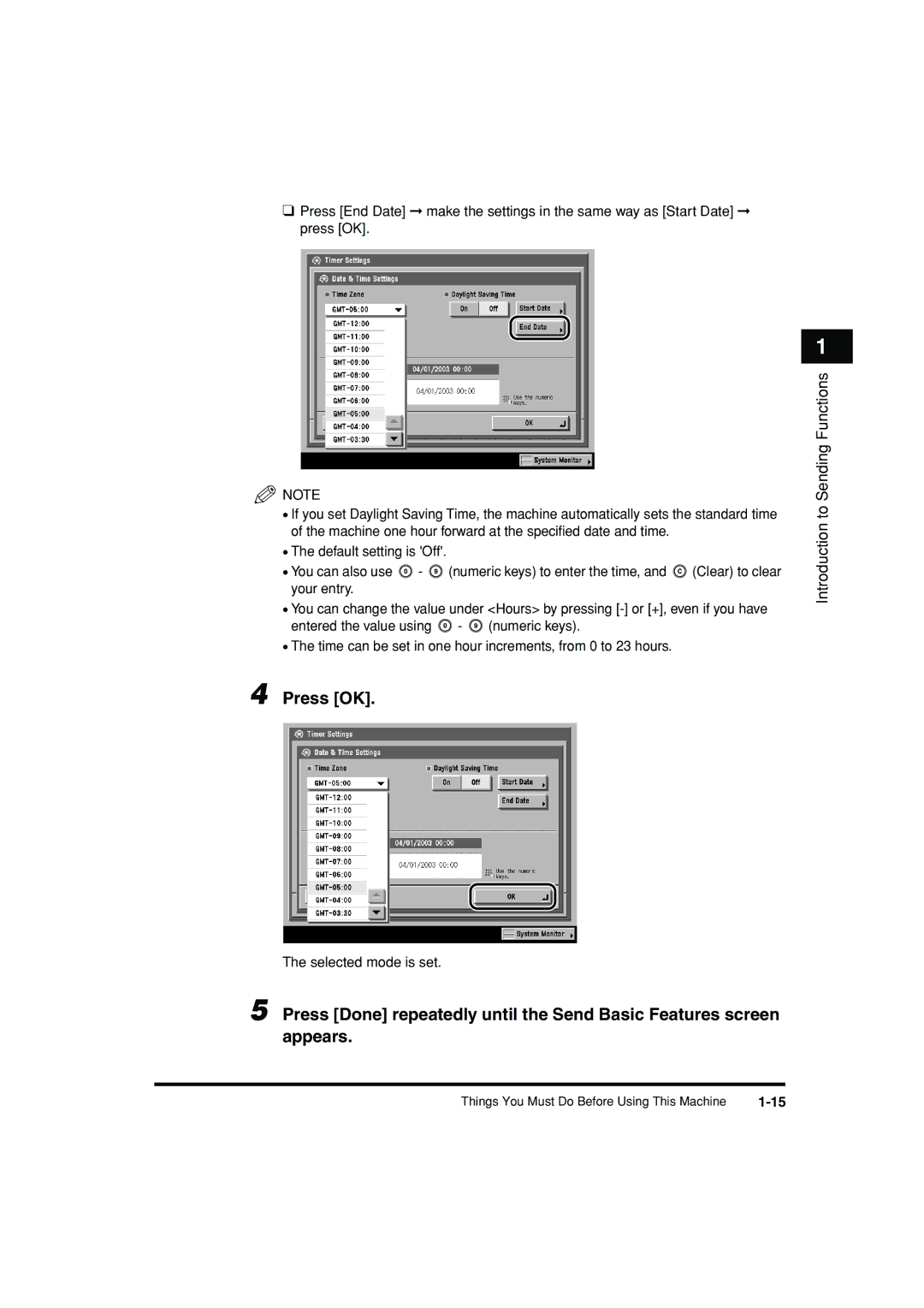 Canon C3200 manual Press OK 