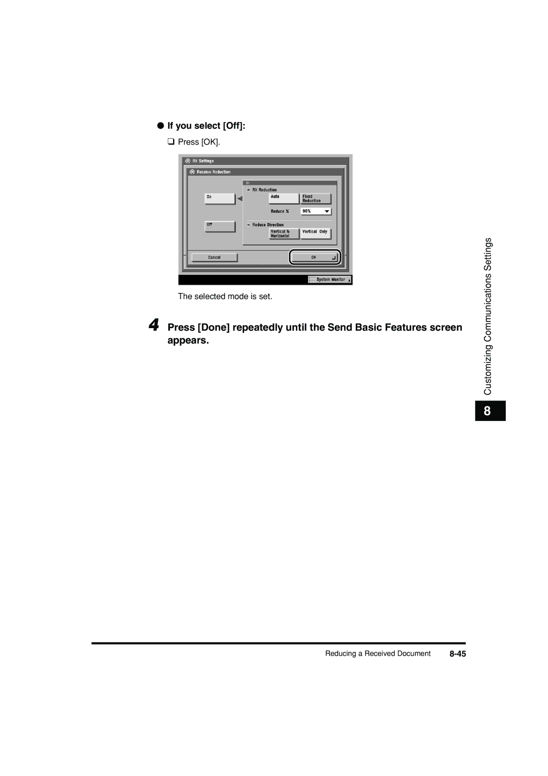 Canon C3200 manual If you select Off 