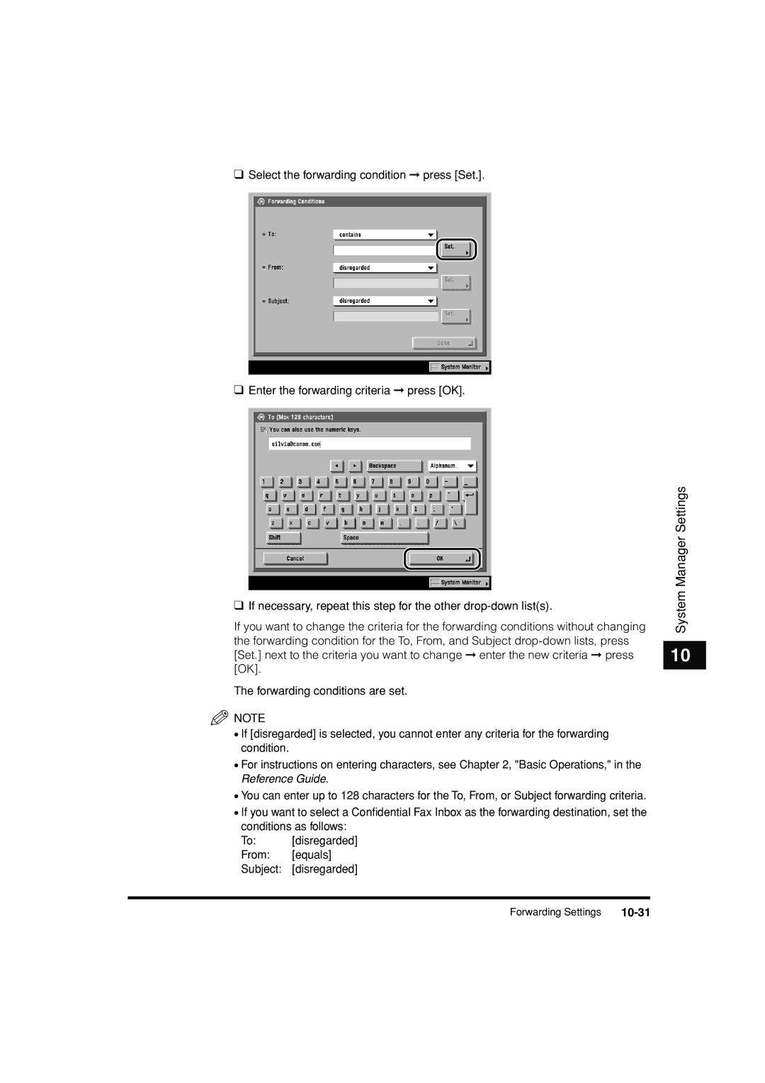 Canon C3200 manual 10-31 