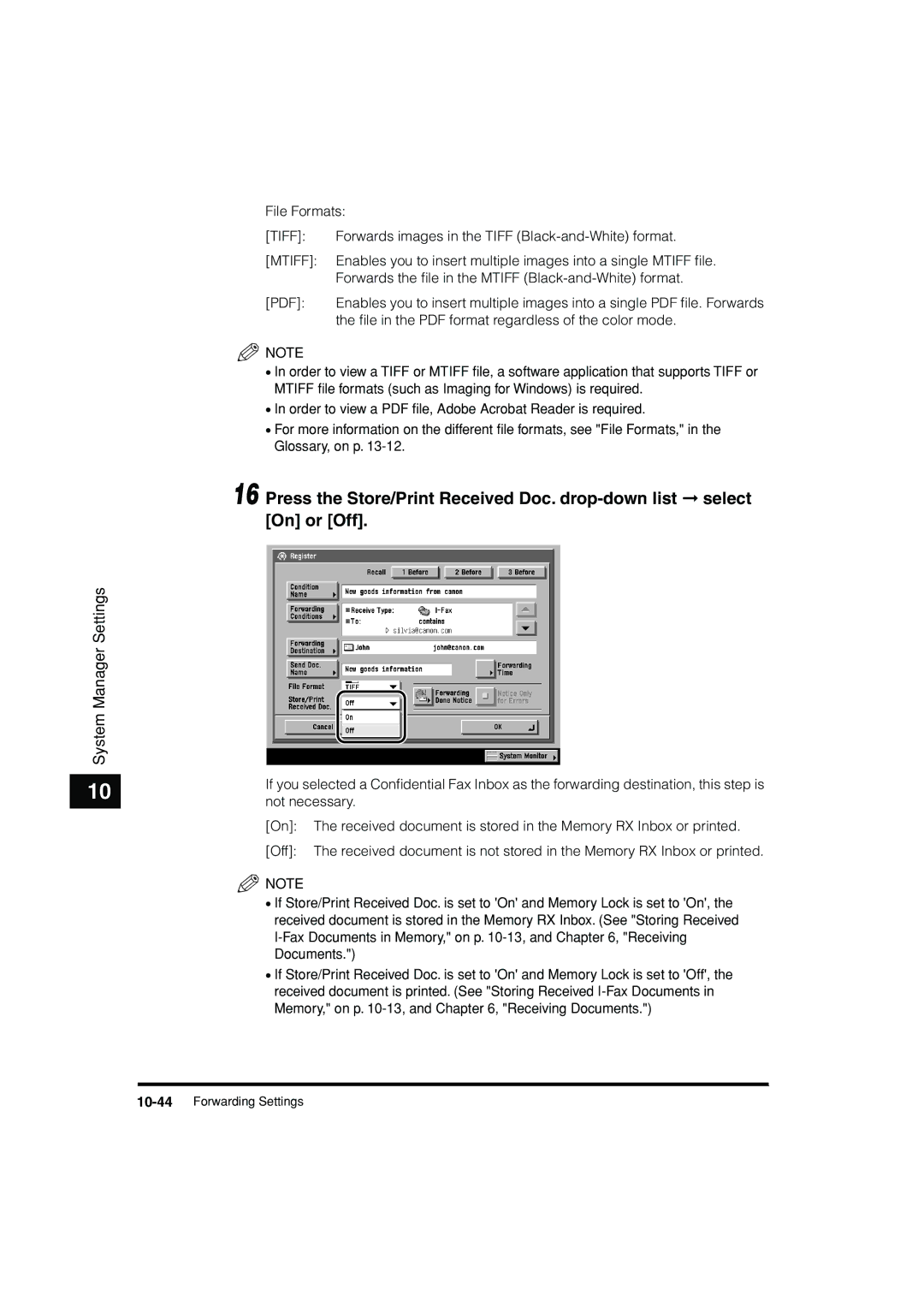 Canon C3200 manual Tiff 