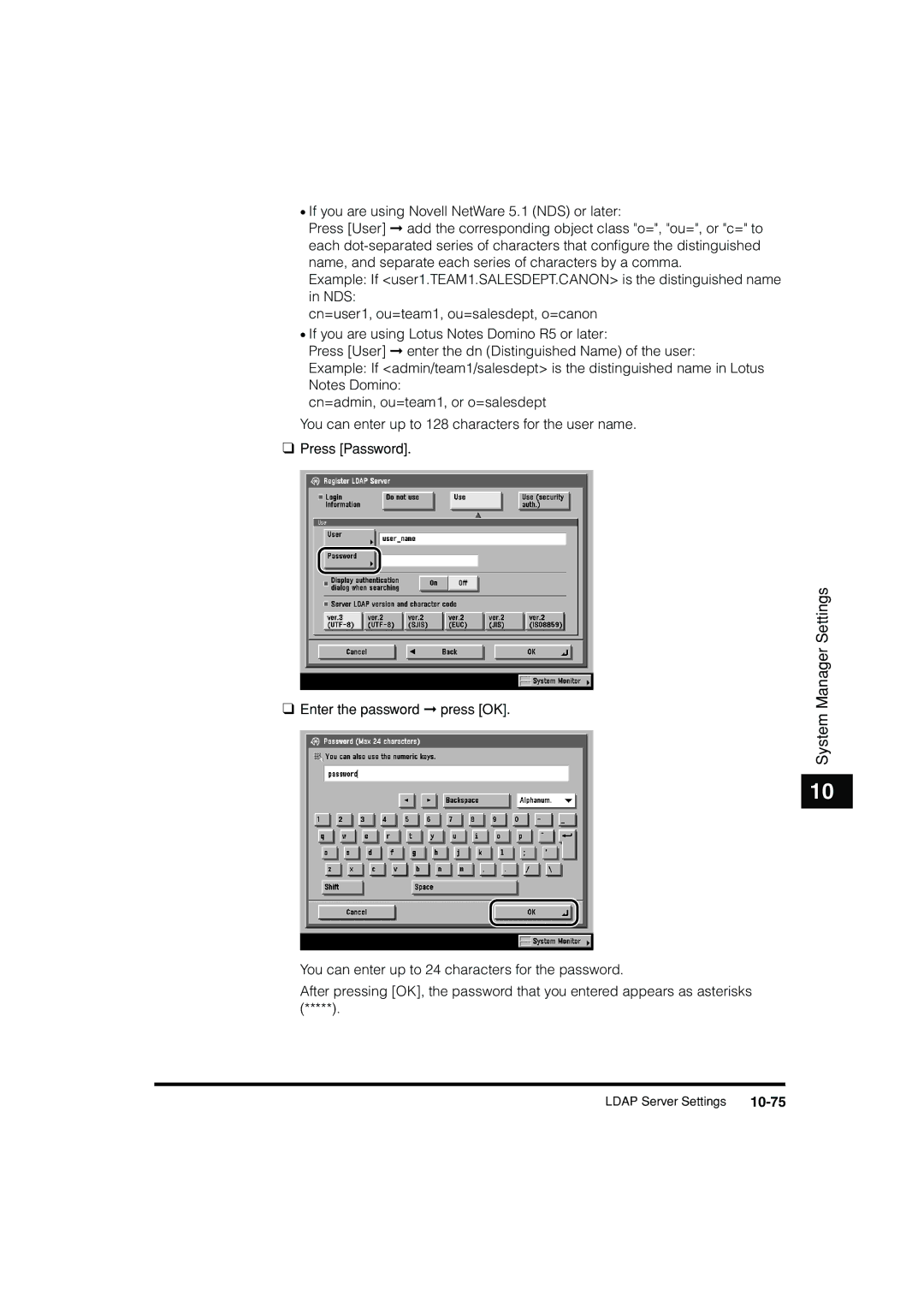 Canon C3200 manual If you are using Novell NetWare 5.1 NDS or later 