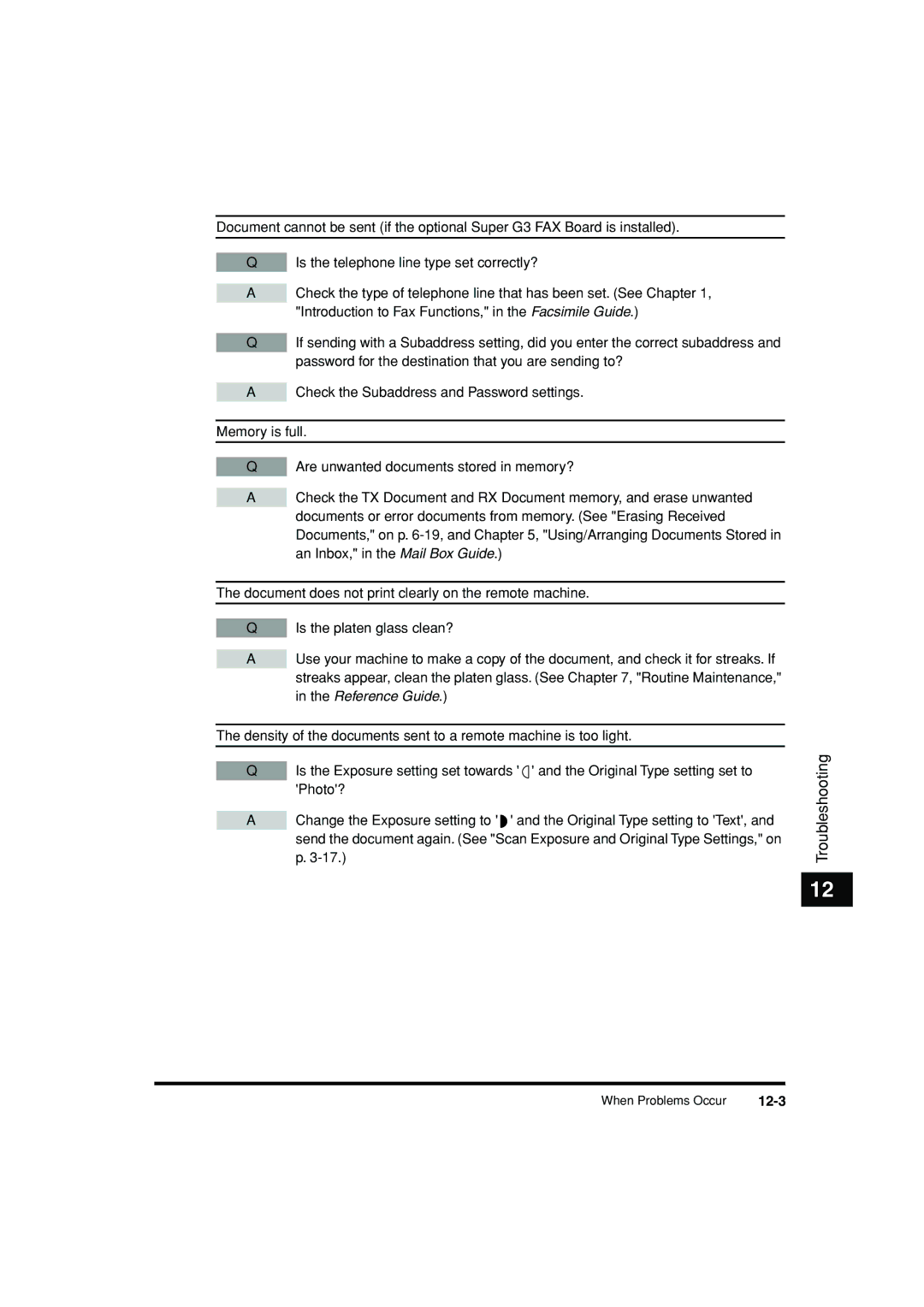 Canon C3200 manual 12-3 