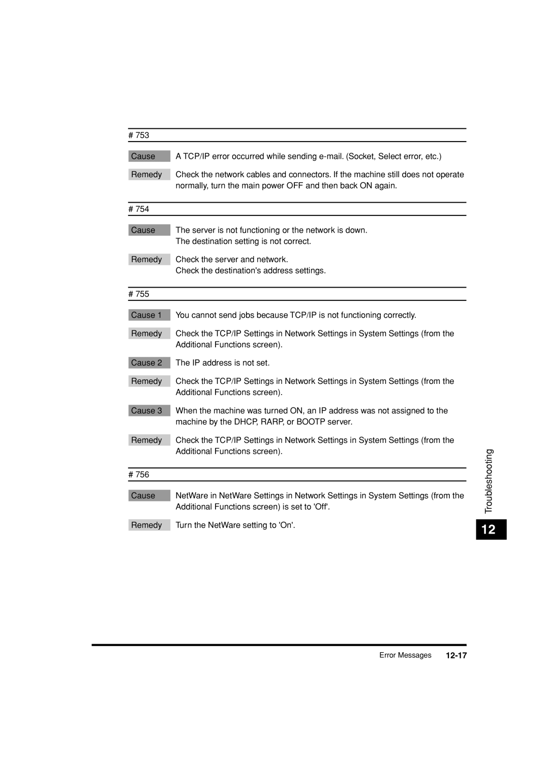 Canon C3200 manual 12-17 