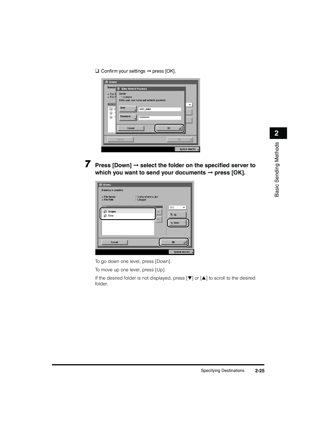 Canon C3200 manual Conﬁrm your settings press OK 