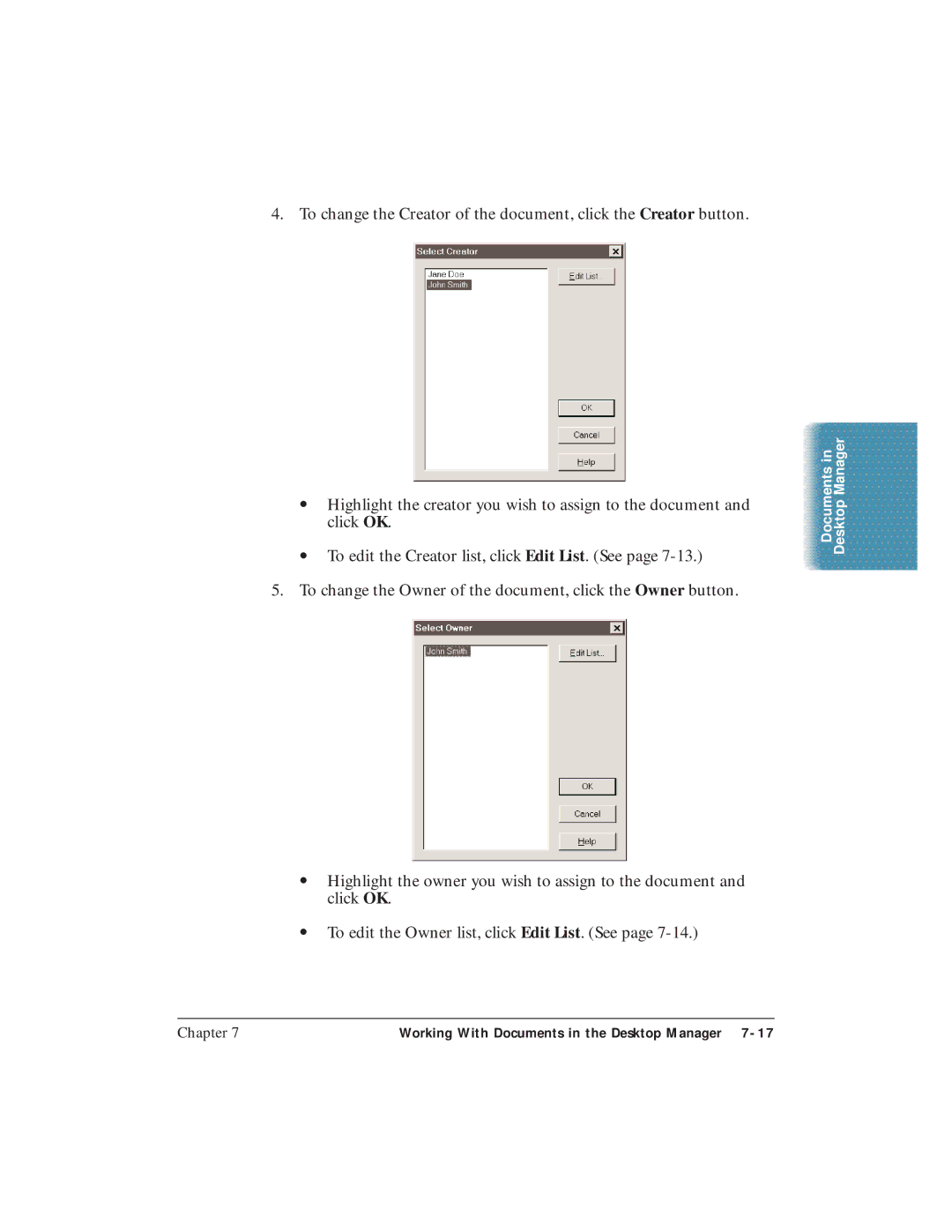 Canon C3500 user manual Documents in Desktop Manager 