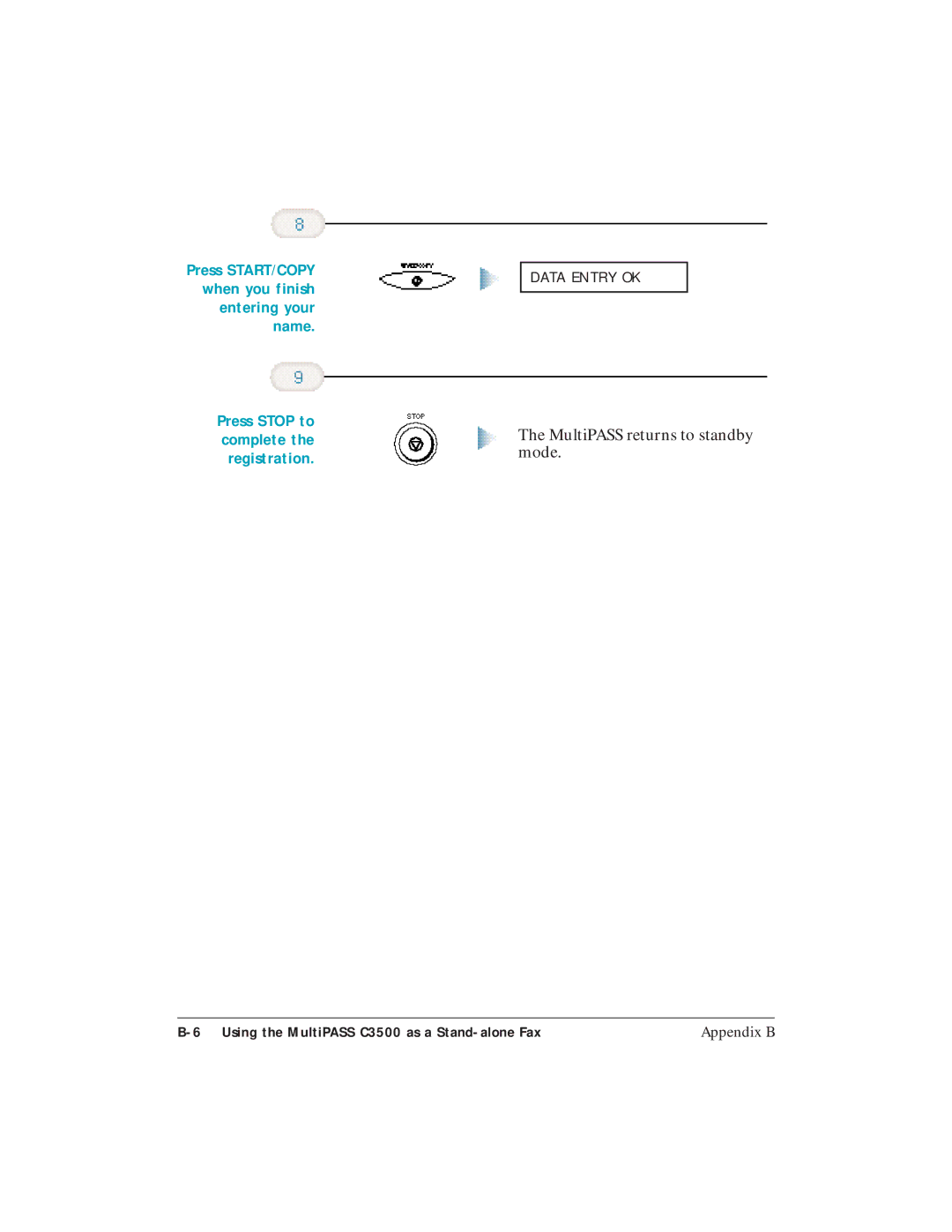 Canon C3500 user manual MultiPASS returns to standby mode 