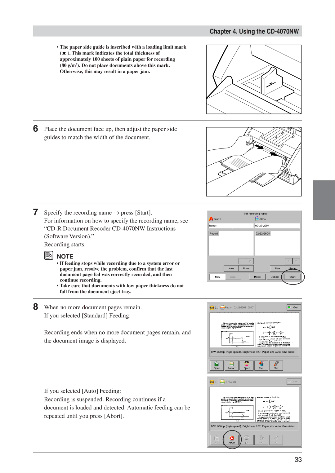 Canon manual Using the CD-4070NW 