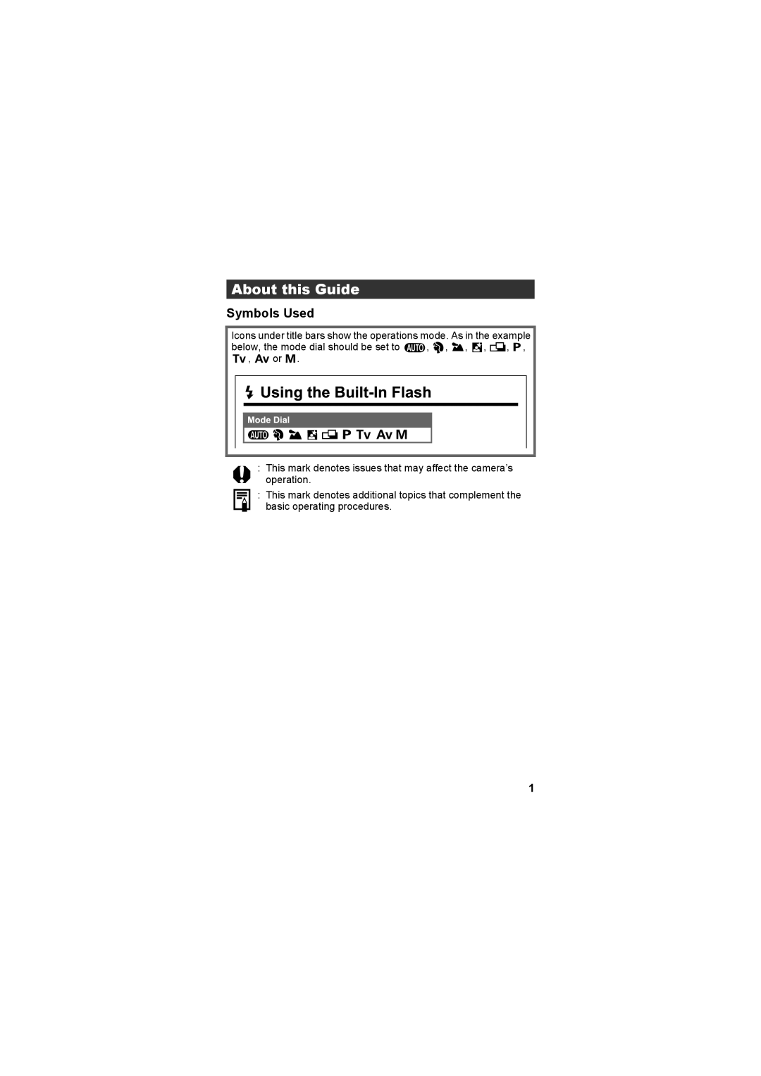 Canon CEL-SE65A210 manual About this Guide, Symbols Used 