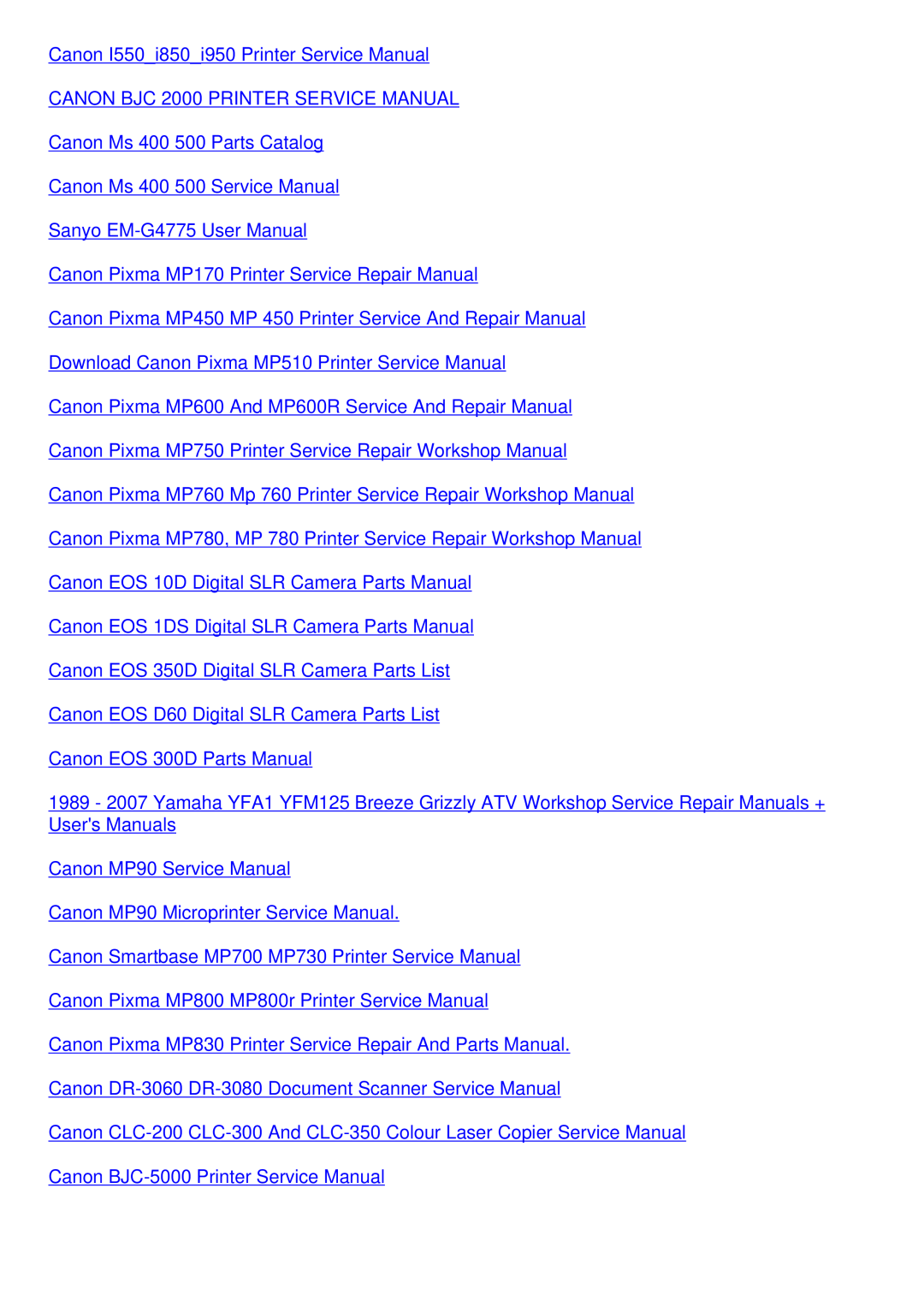 Canon Ch-910 user manual 