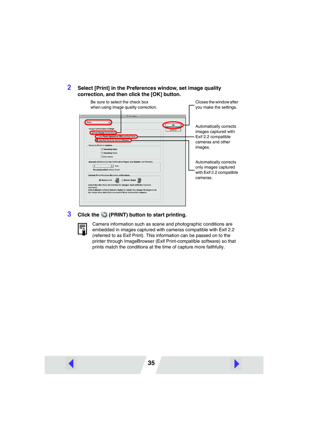 Canon CP-300, CP-200 manual Click the Print button to start printing 