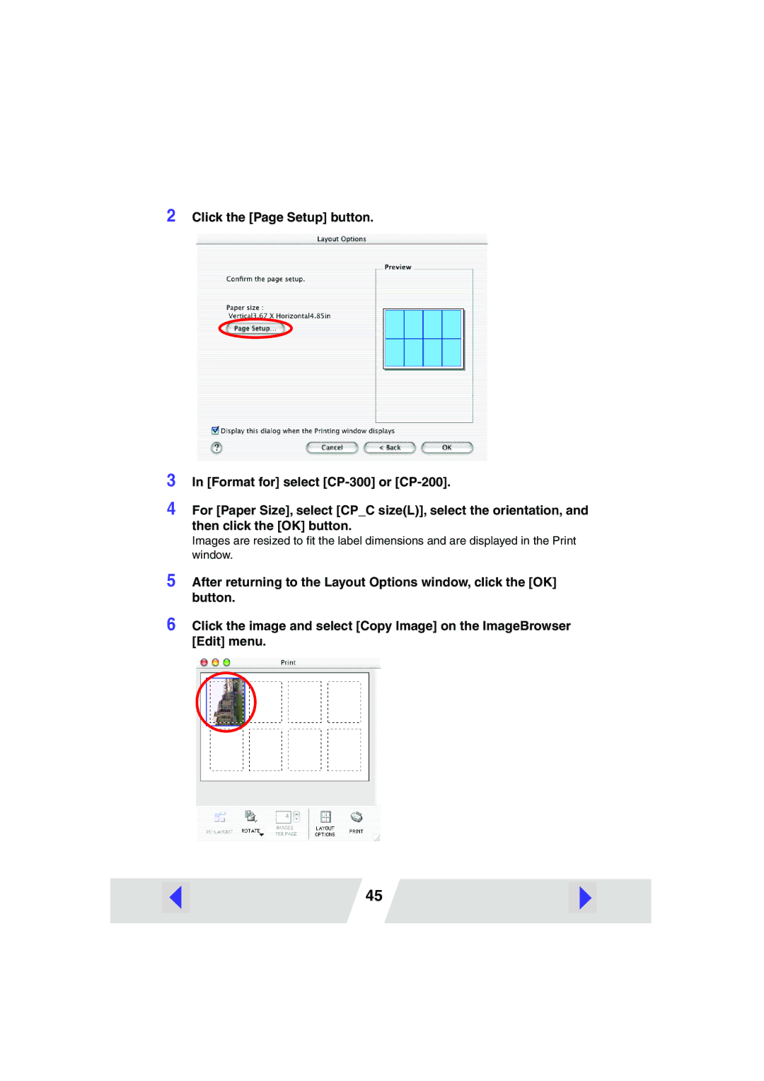 Canon CP-300, CP-200 manual 