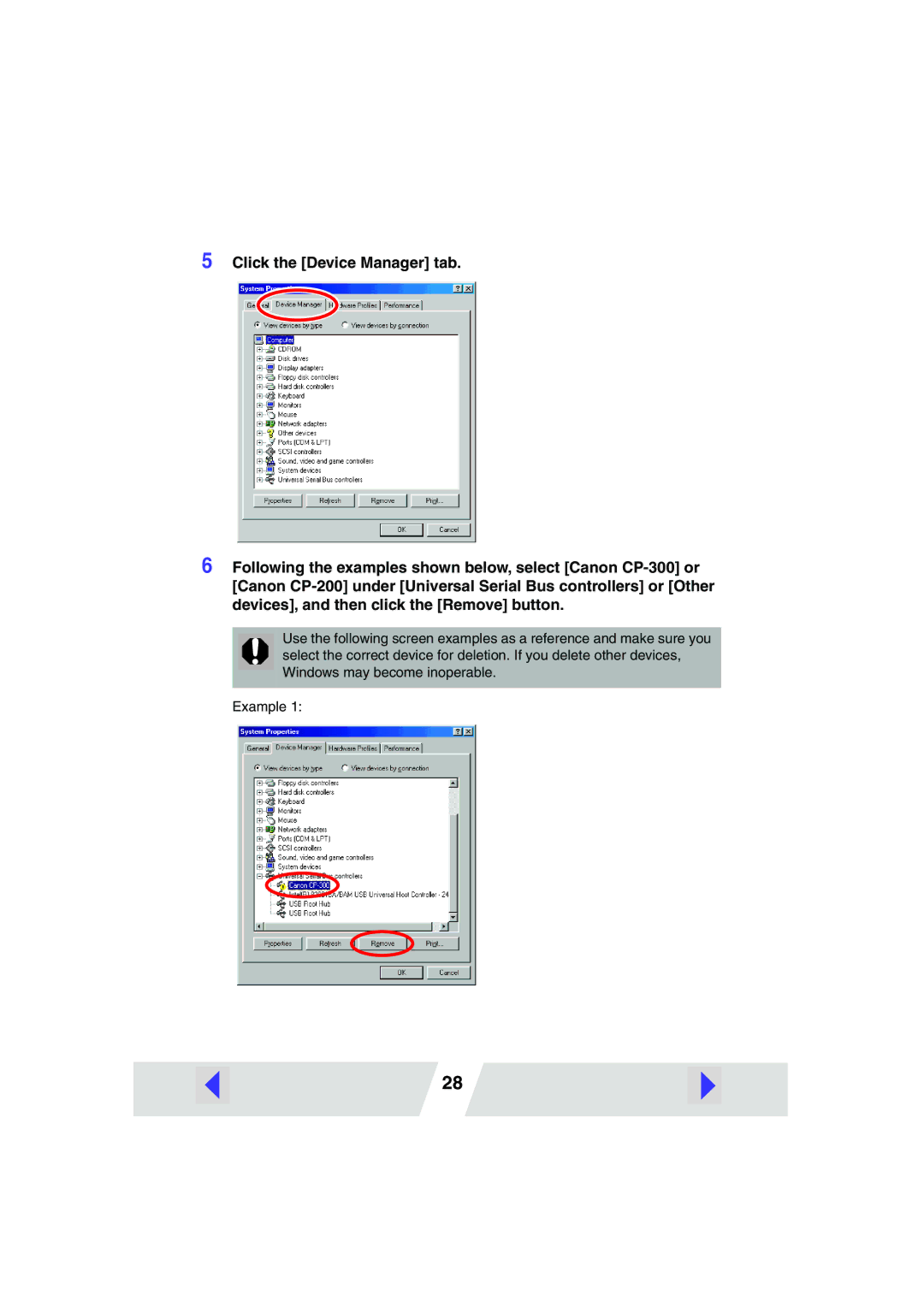 Canon CP-200, CP-300 manual 