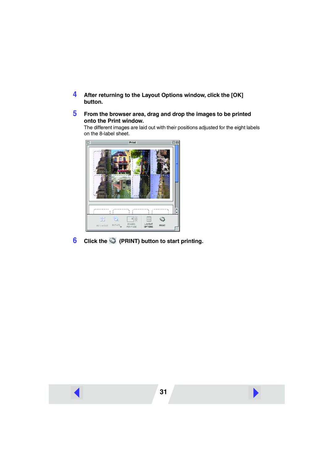 Canon CP330, CP220 manual Click the Print button to start printing 