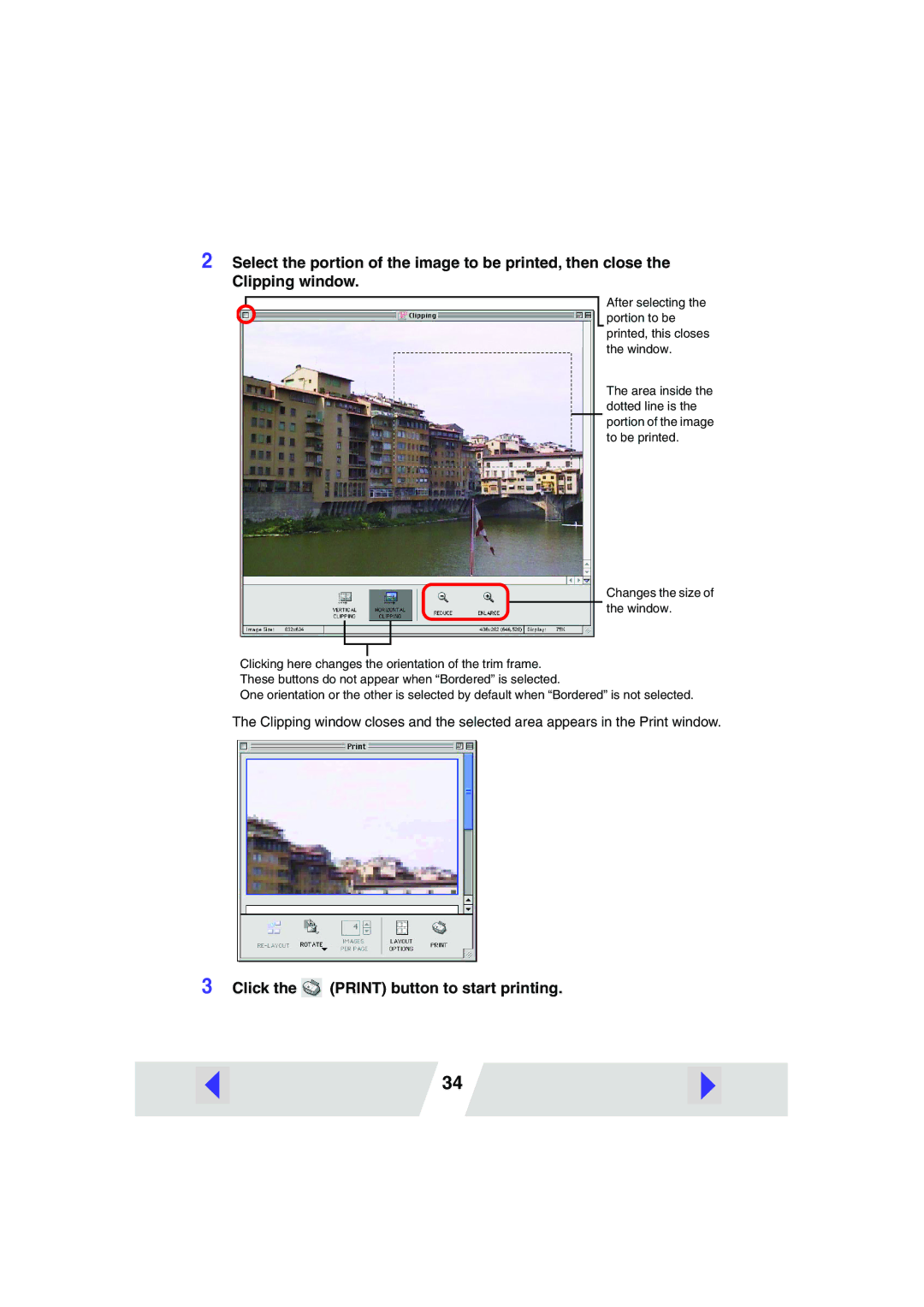 Canon CP220, CP330 manual Click the Print button to start printing 