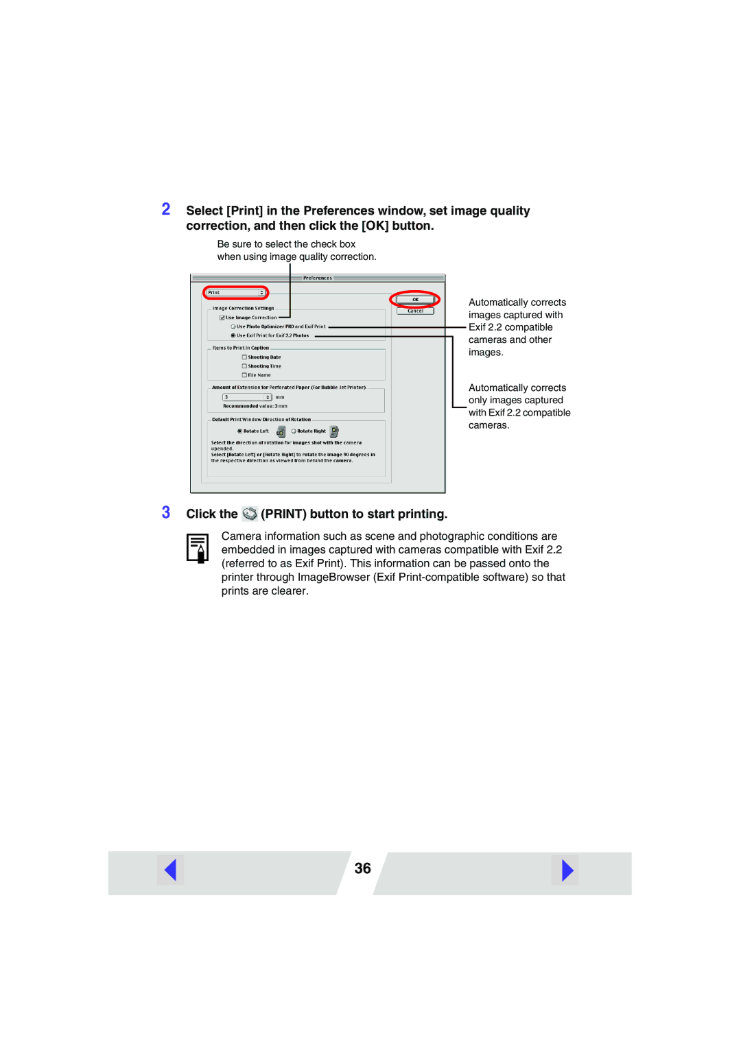 Canon CP220, CP330 manual Click the Print button to start printing 