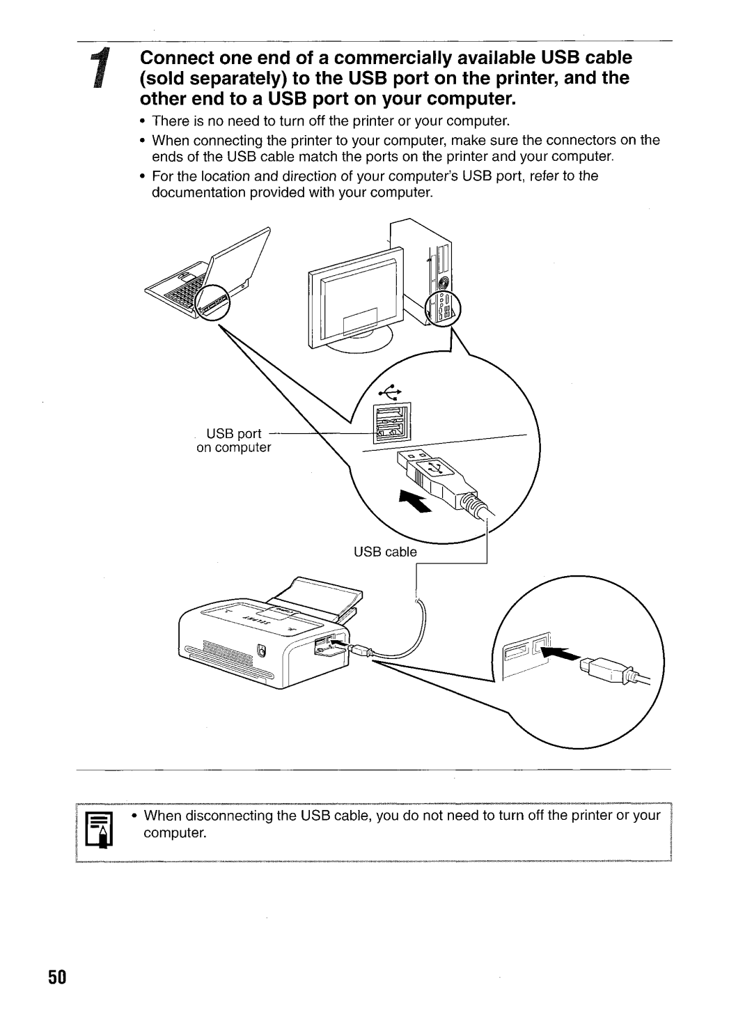 Canon CP400 manual On computer 