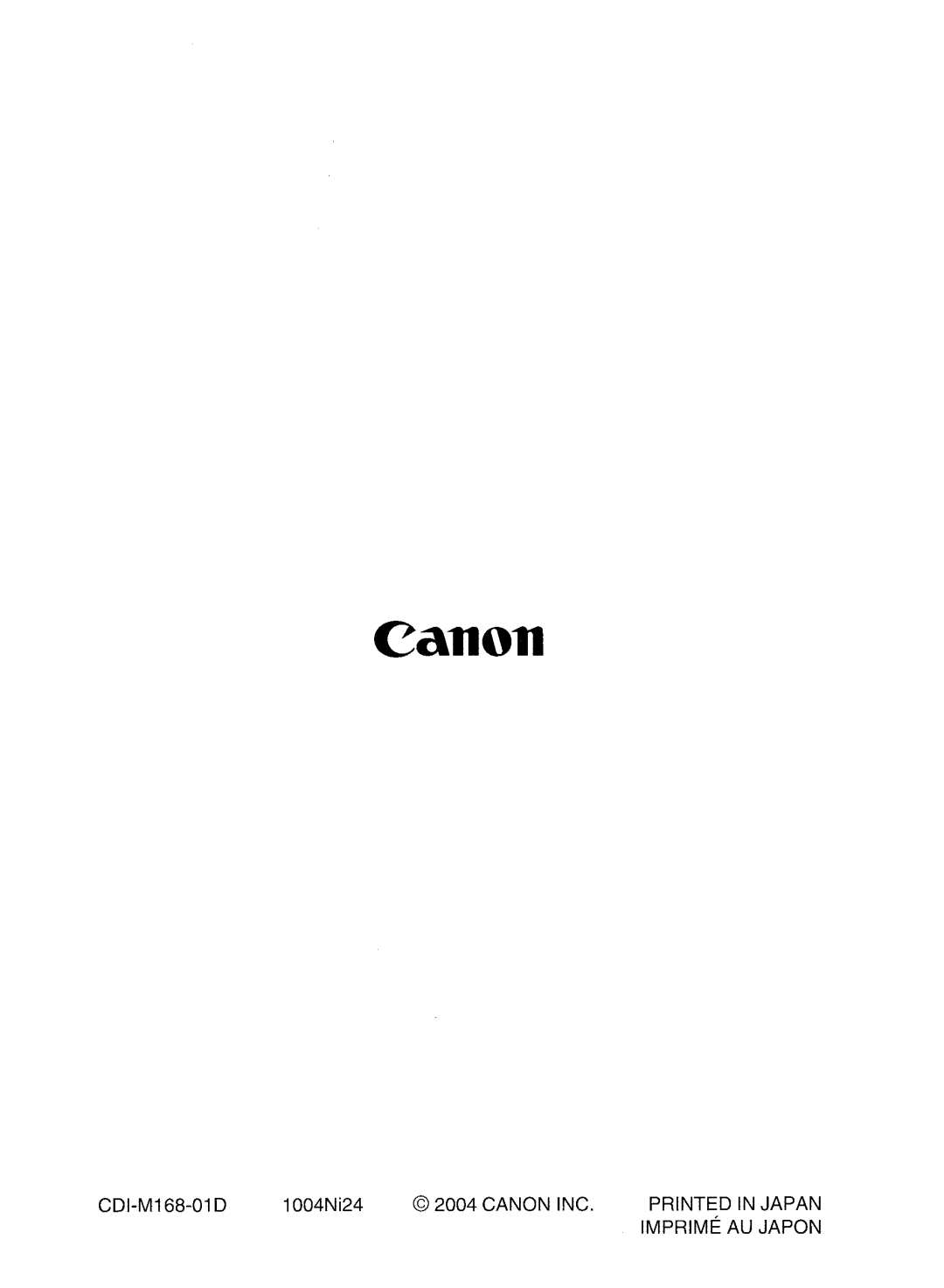 Canon CP400 manual Canon 