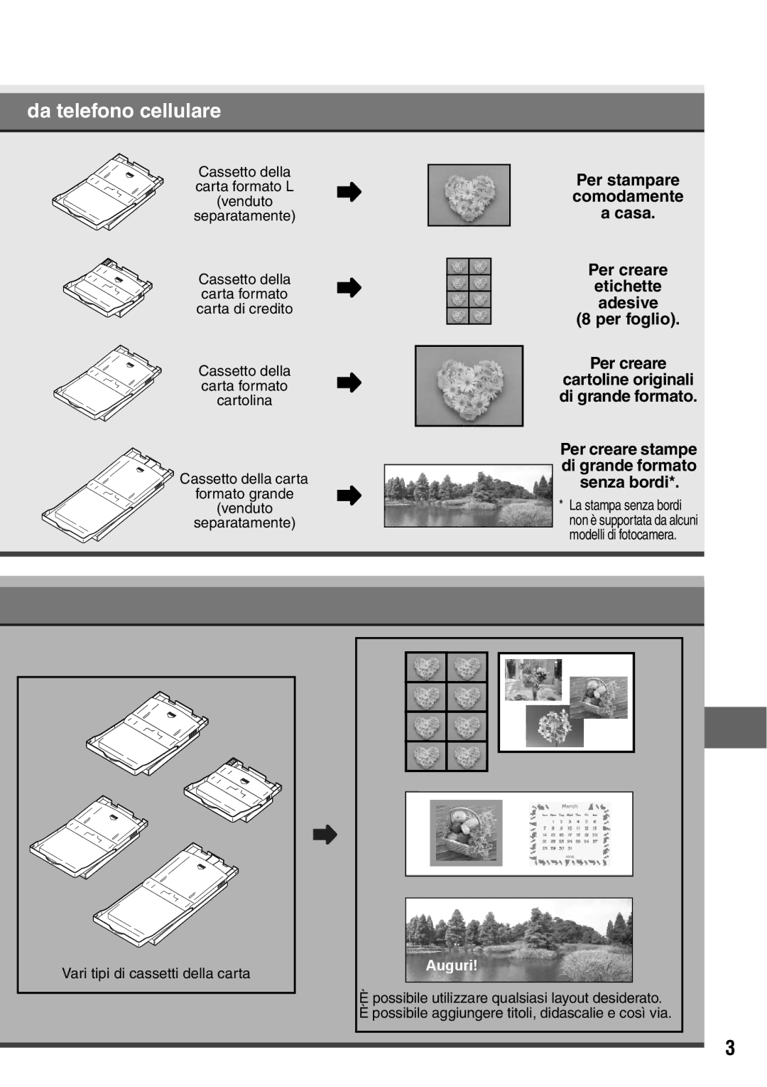 Canon CP600 manual Da telefono cellulare 