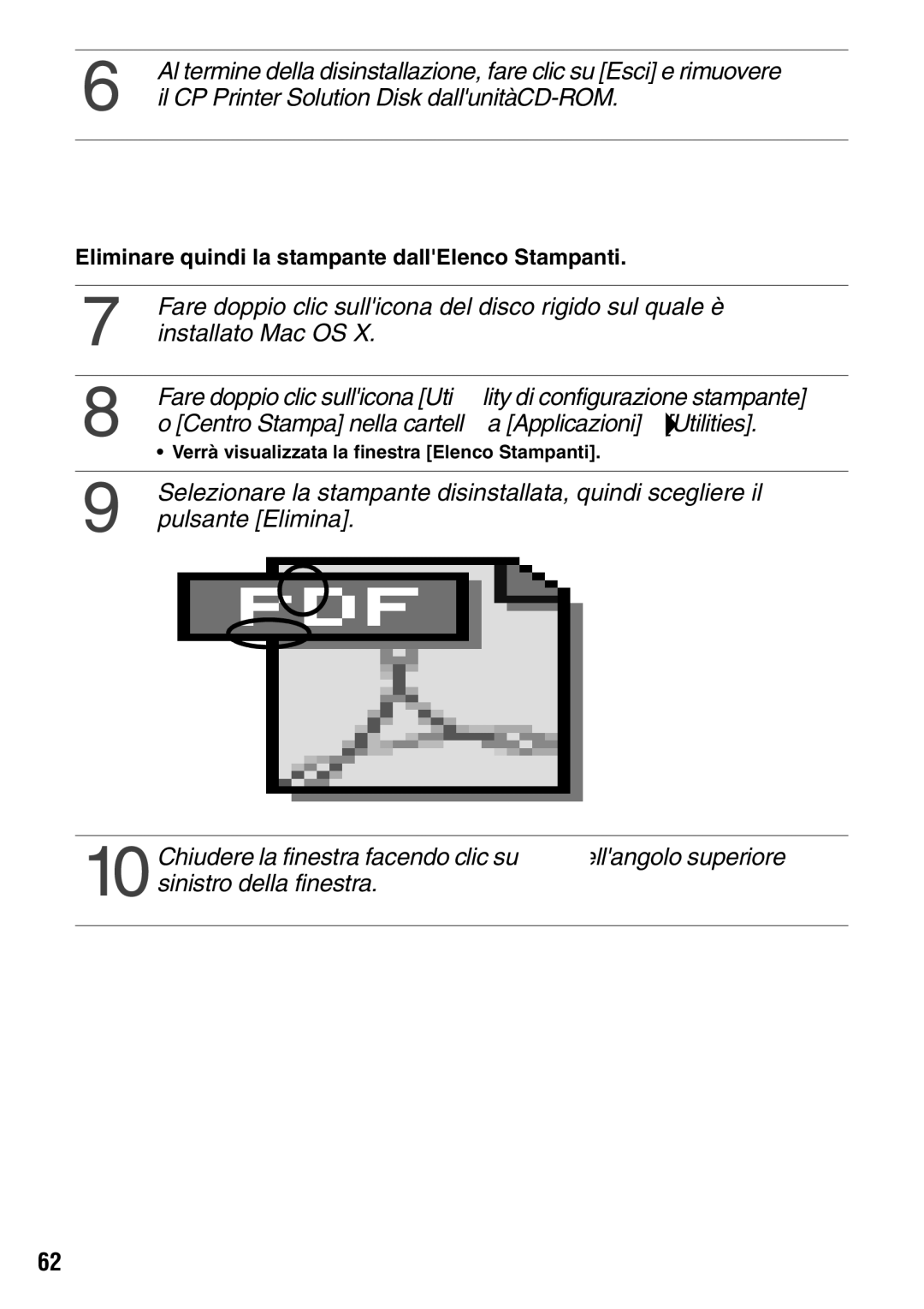 Canon CP600 manual Il CP Printer Solution Disk dallunità CD-ROM, Fare doppio clic sullicona del disco rigido sul quale è 