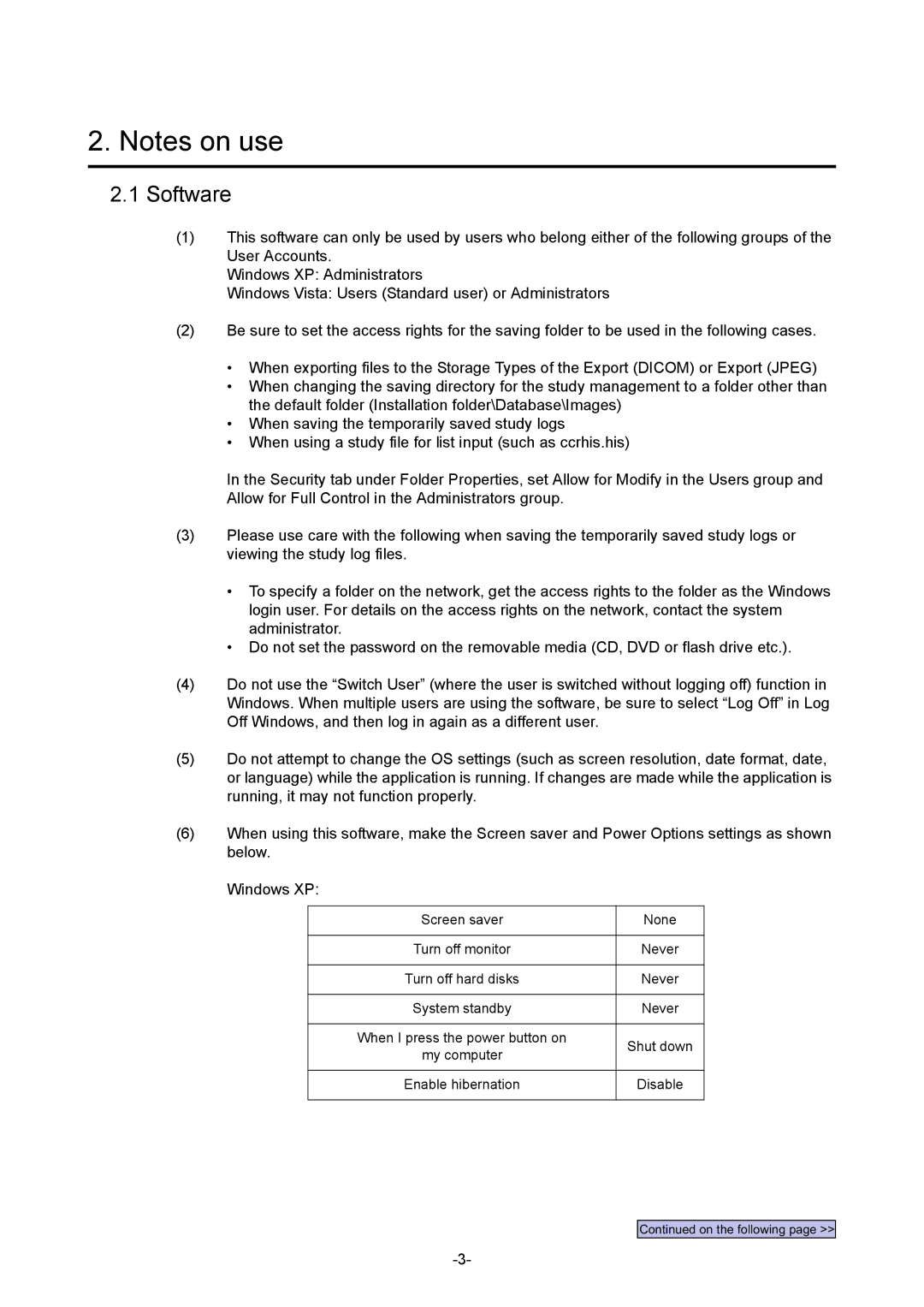 Canon CR-1 MARK II operation manual Software 