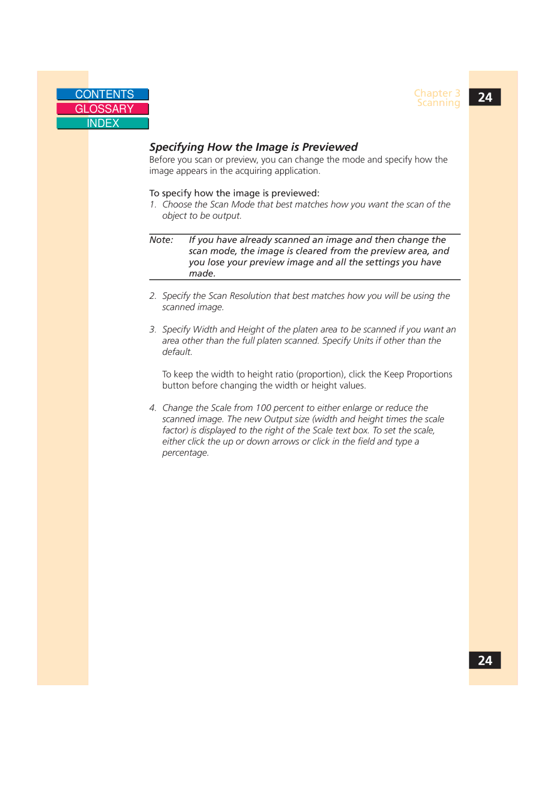 Canon CS-S 4.3 manual Specifying How the Image is Previewed 