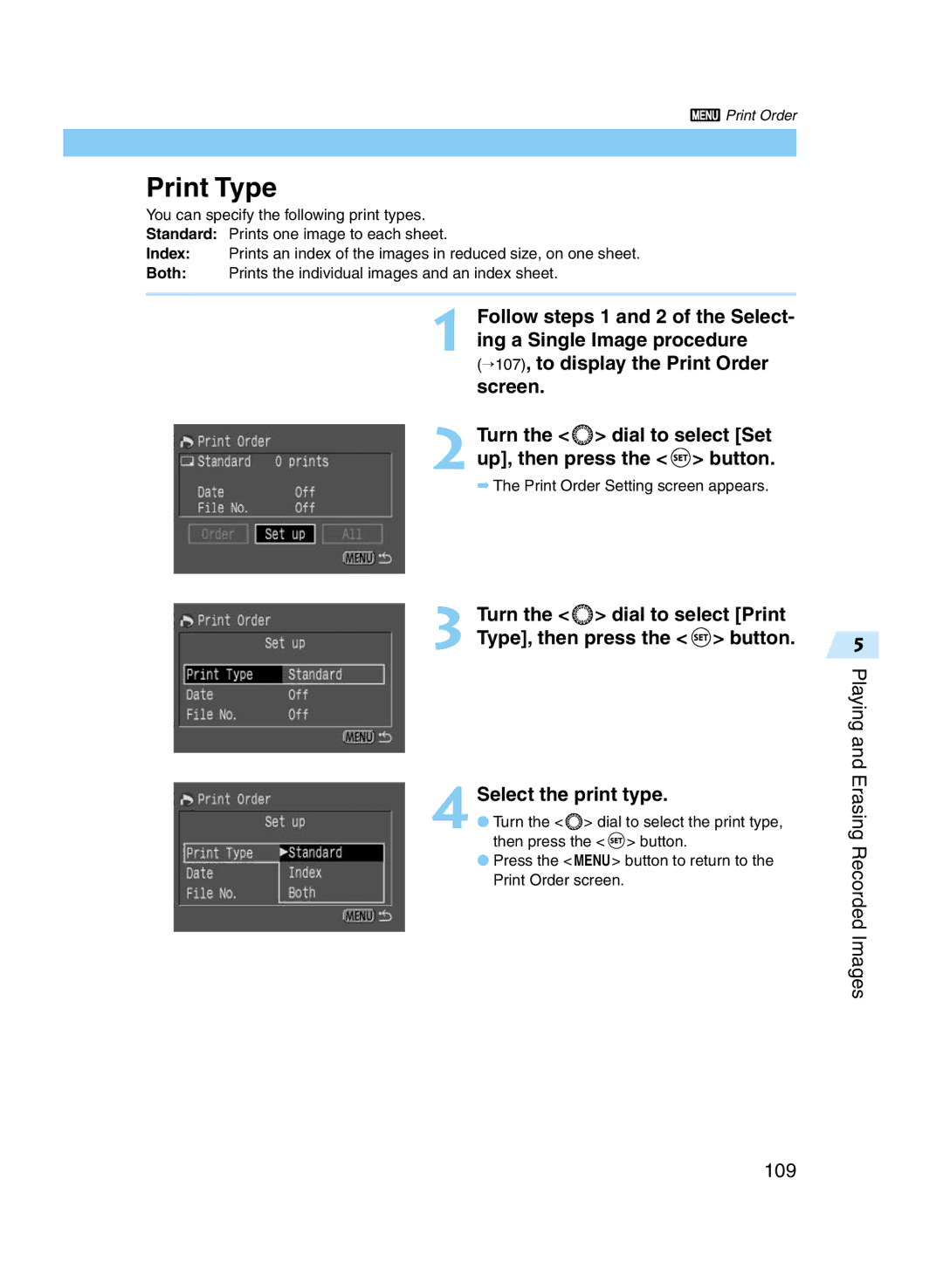 Canon D60 manual Images 109 