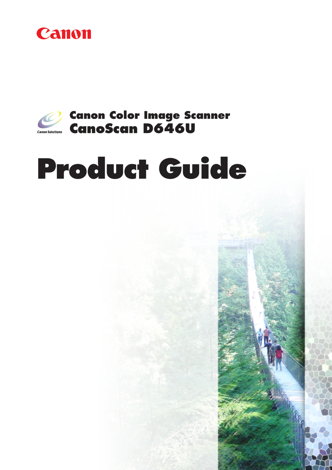 Canon D646U manual Product Guide 