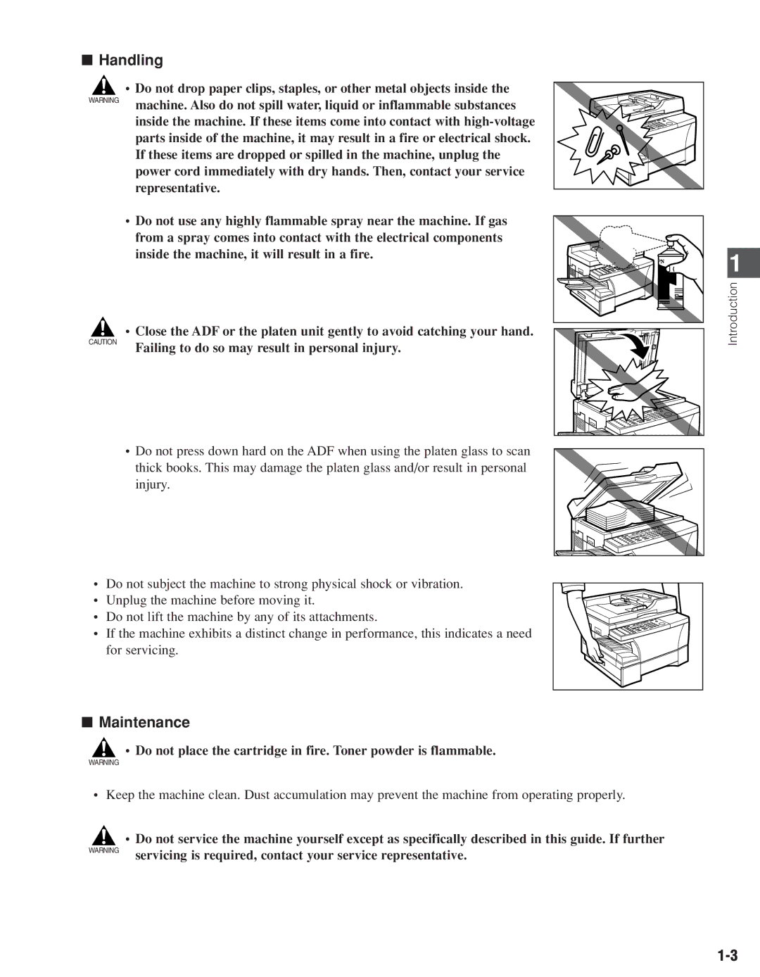 Canon D661, D680 manual Handling 