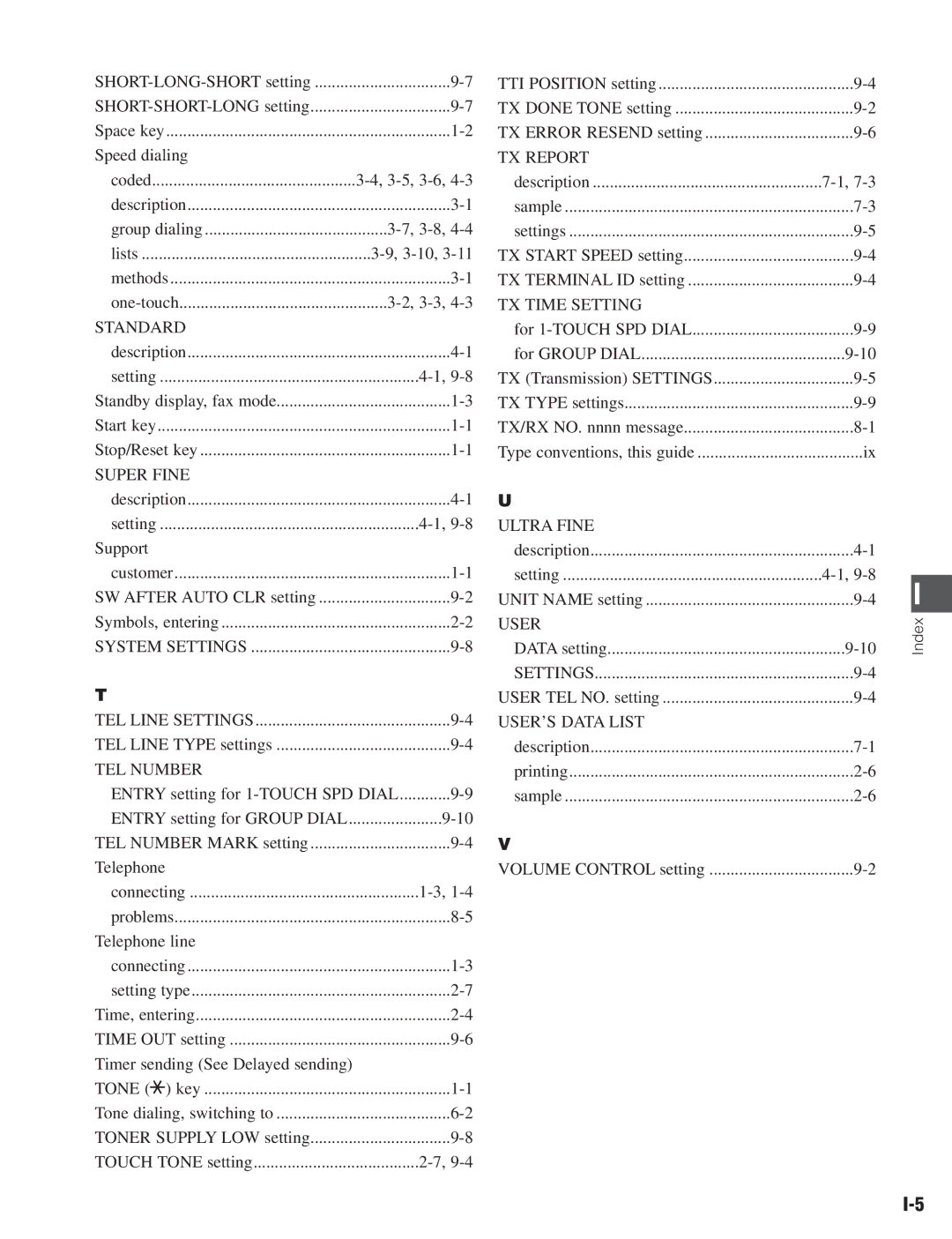 Canon D680 manual Standard 