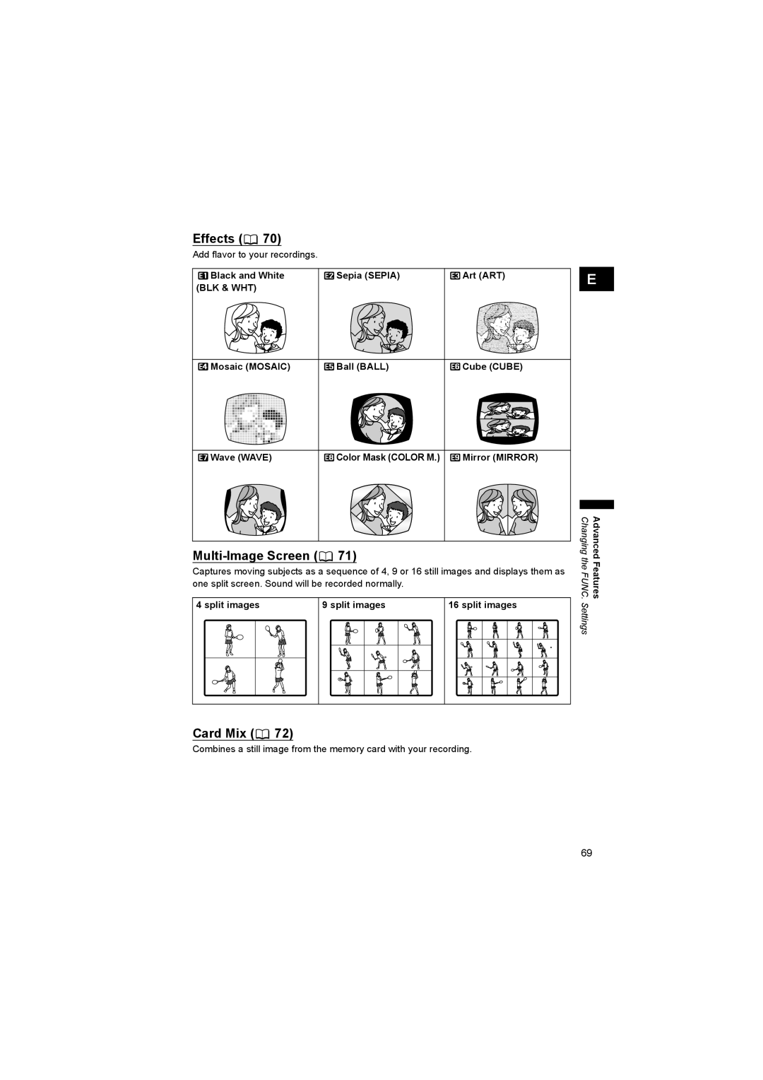 Canon DC 20, DC 10 instruction manual Card Mix 