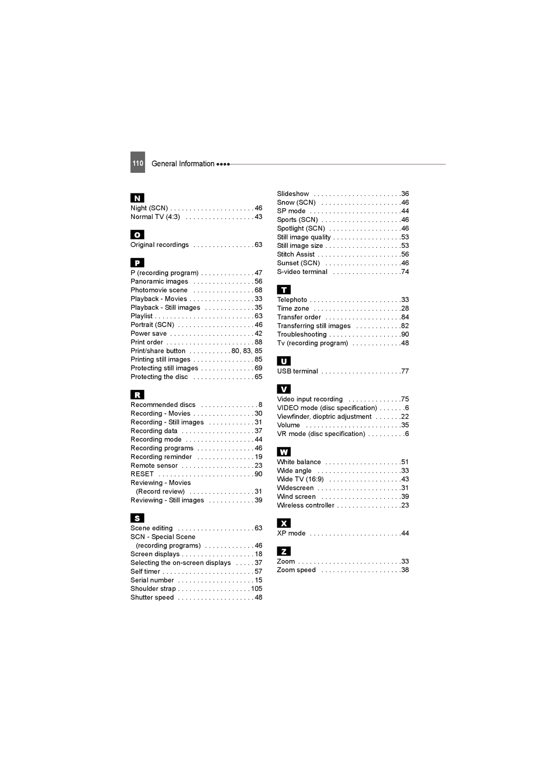 Canon DC22 instruction manual XP mode 