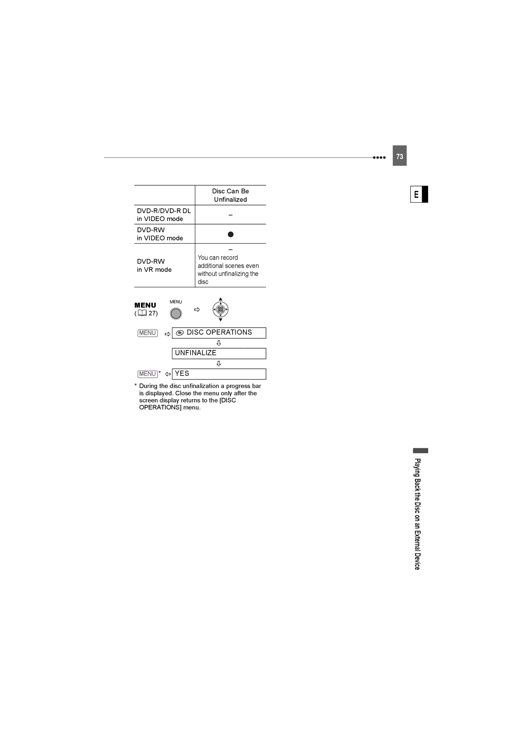 Canon DC22 instruction manual Unfinalized, Additional scenes even, Without unfinalizing 