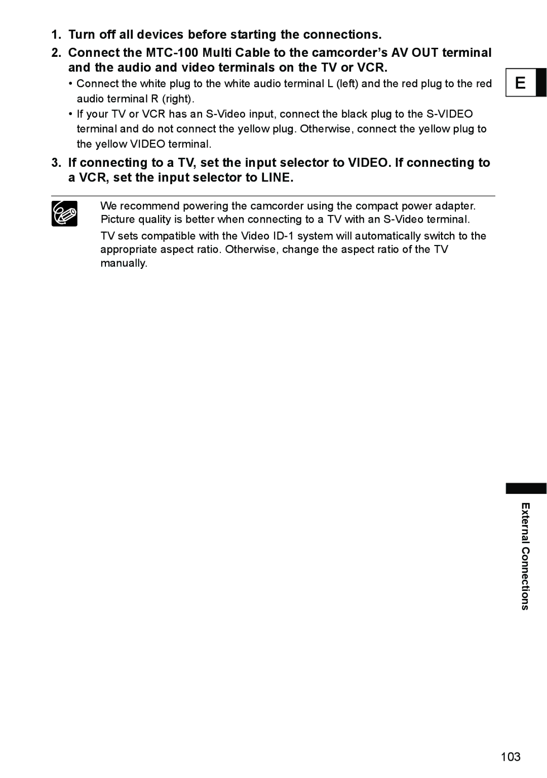 Canon DC40 instruction manual 103 