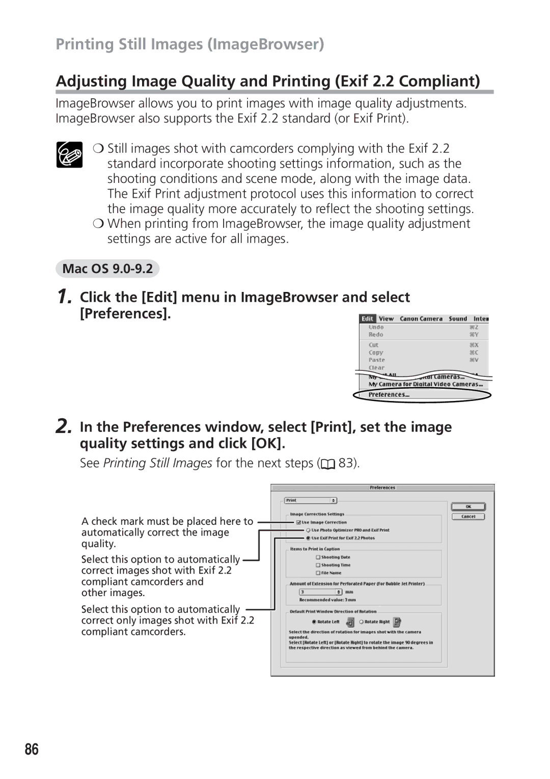 Canon DIM-521A instruction manual See Printing Still Images for the next steps 