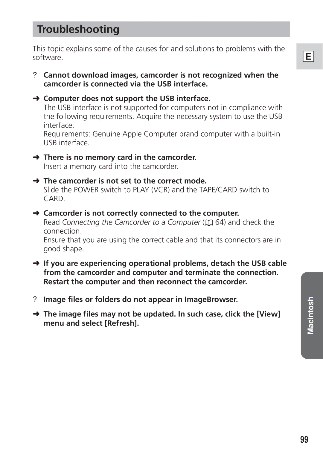 Canon DIM-538 instruction manual Troubleshooting 