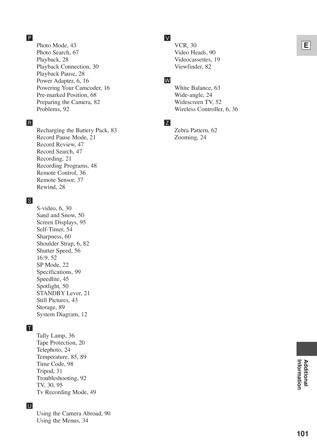 Canon DM-GL1 instruction manual 101 