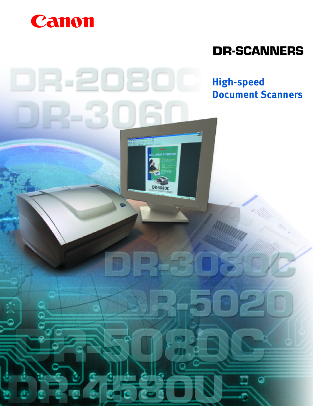 Canon DR-3060, DR-3080C manual High-speed Document Scanners 