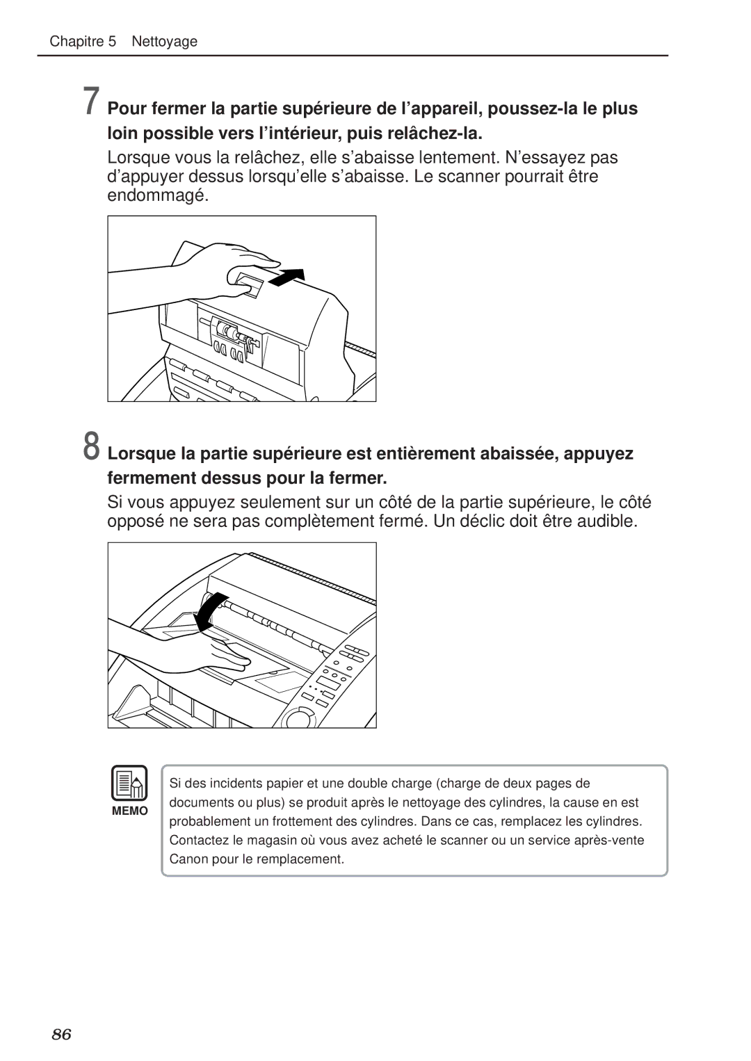 Canon DR-5020, DR-5080C manual Memo 