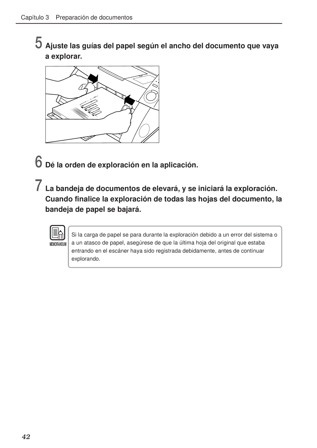 Canon DR-5020, DR-5080C manual Capítulo 3 Preparación de documentos 