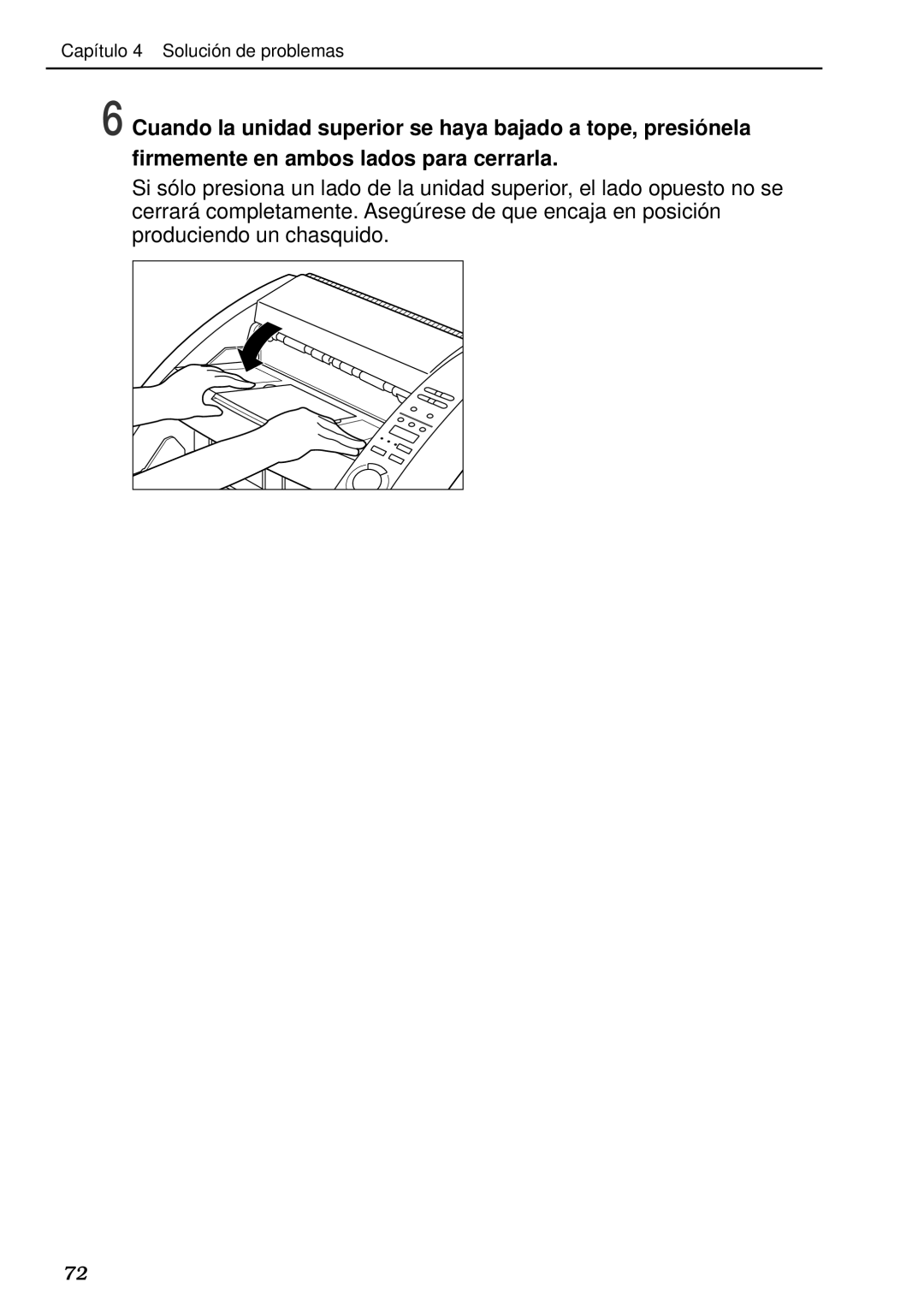 Canon DR-5020, DR-5080C manual Capítulo 4 Solución de problemas 