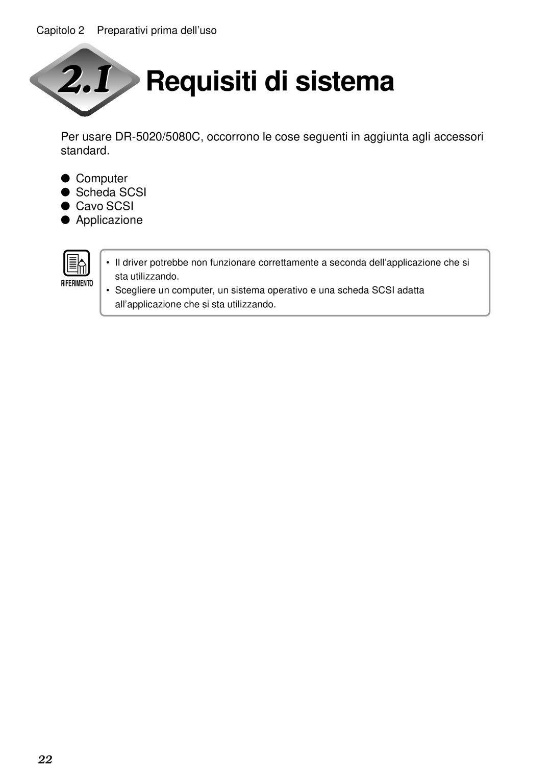 Canon DR-5020, DR-5080C manual Requisiti di sistema 