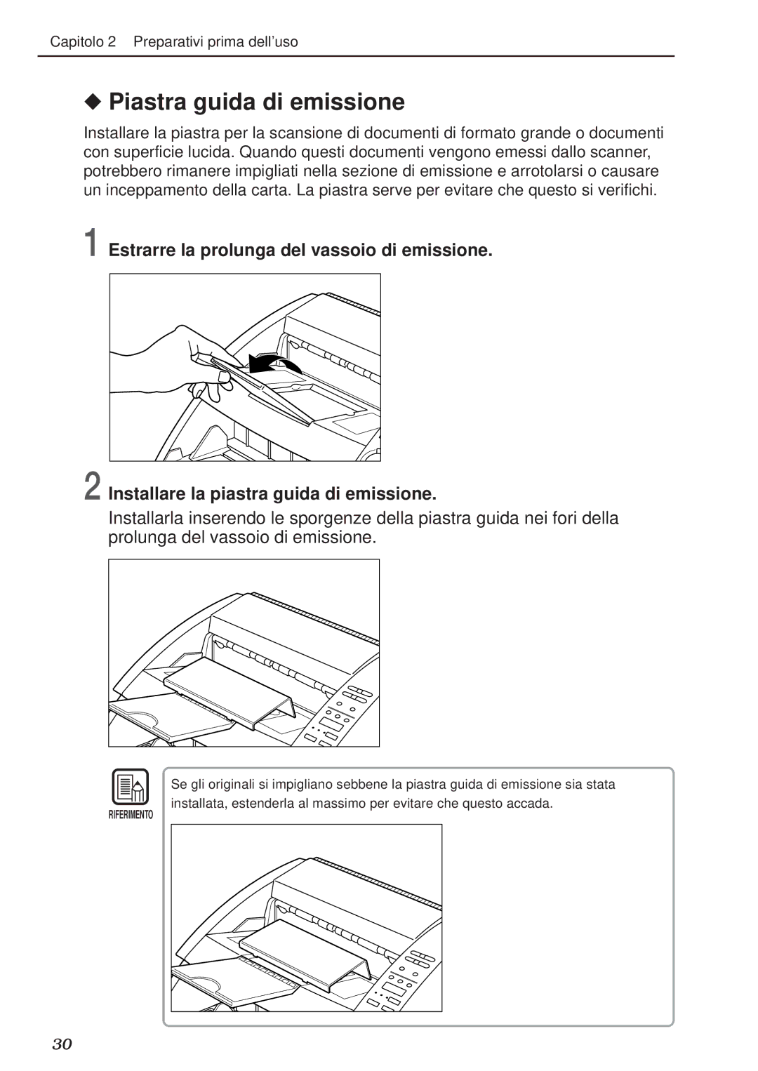 Canon DR-5020, DR-5080C manual Piastra guida di emissione 