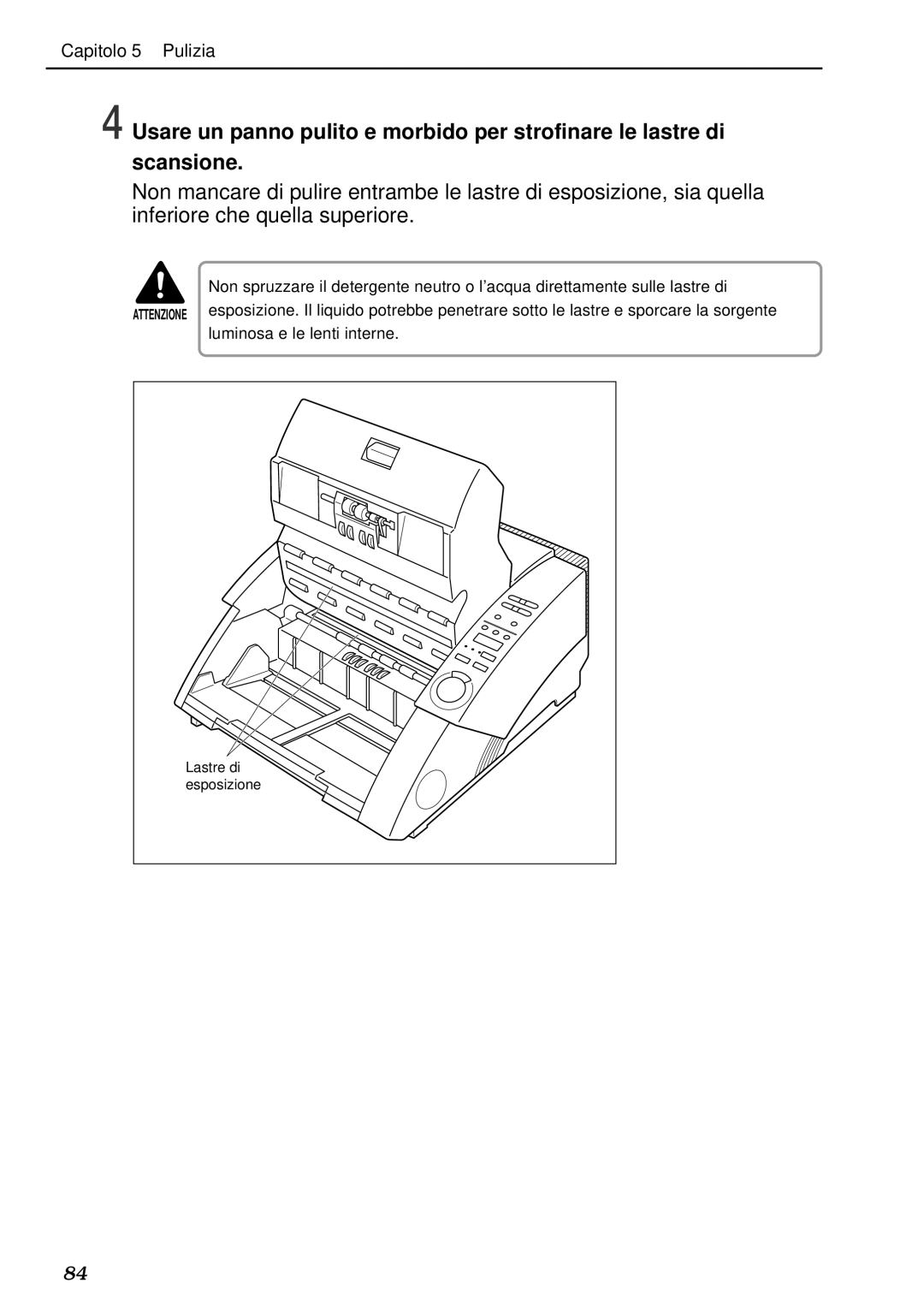 Canon DR-5020, DR-5080C manual Lastre di 