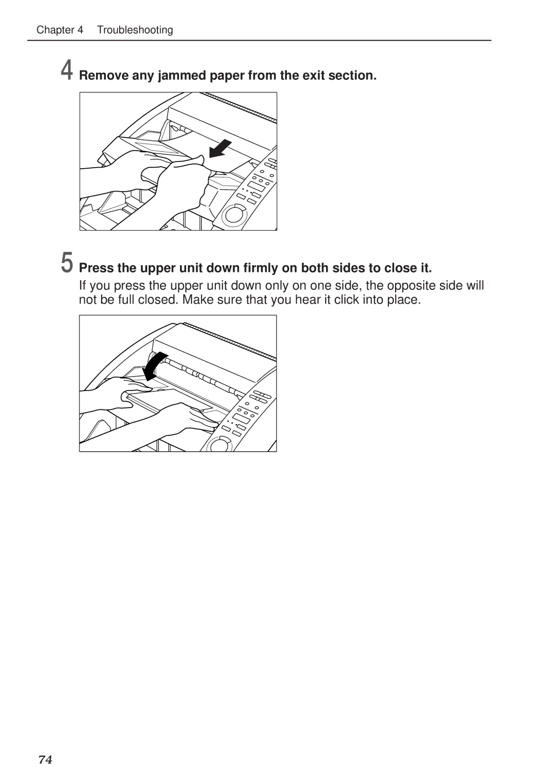 Canon DR-5020, DR-5080C manual Troubleshooting 