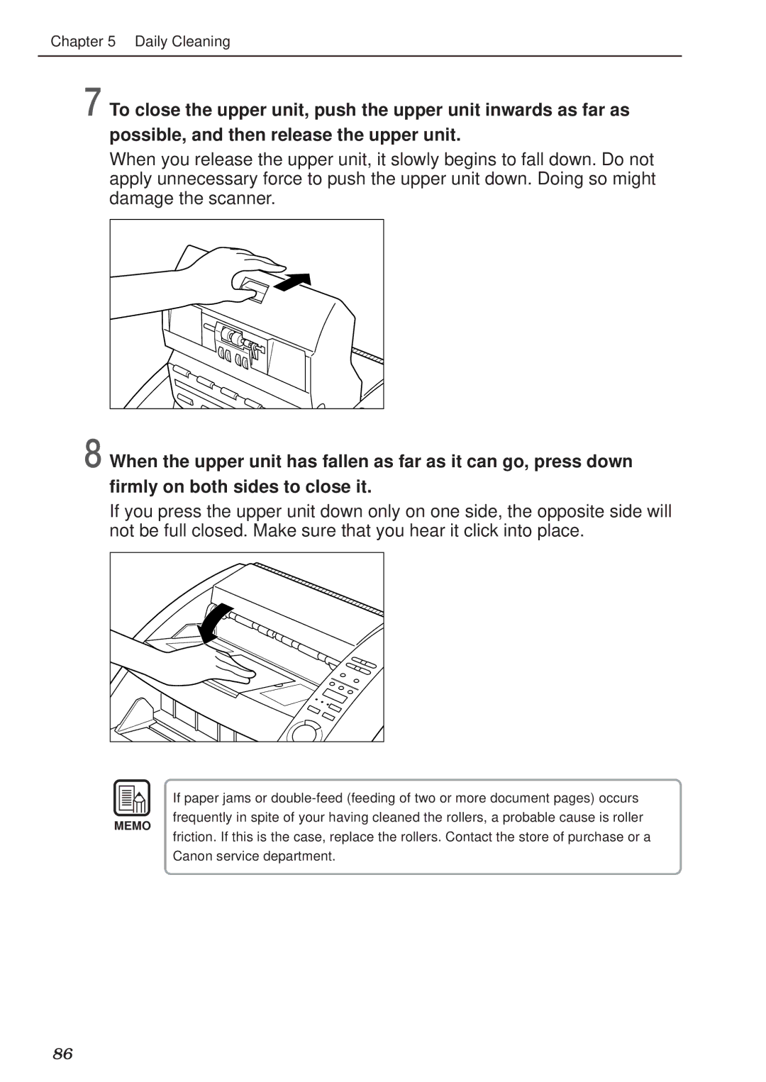 Canon DR-5020, DR-5080C manual Memo 